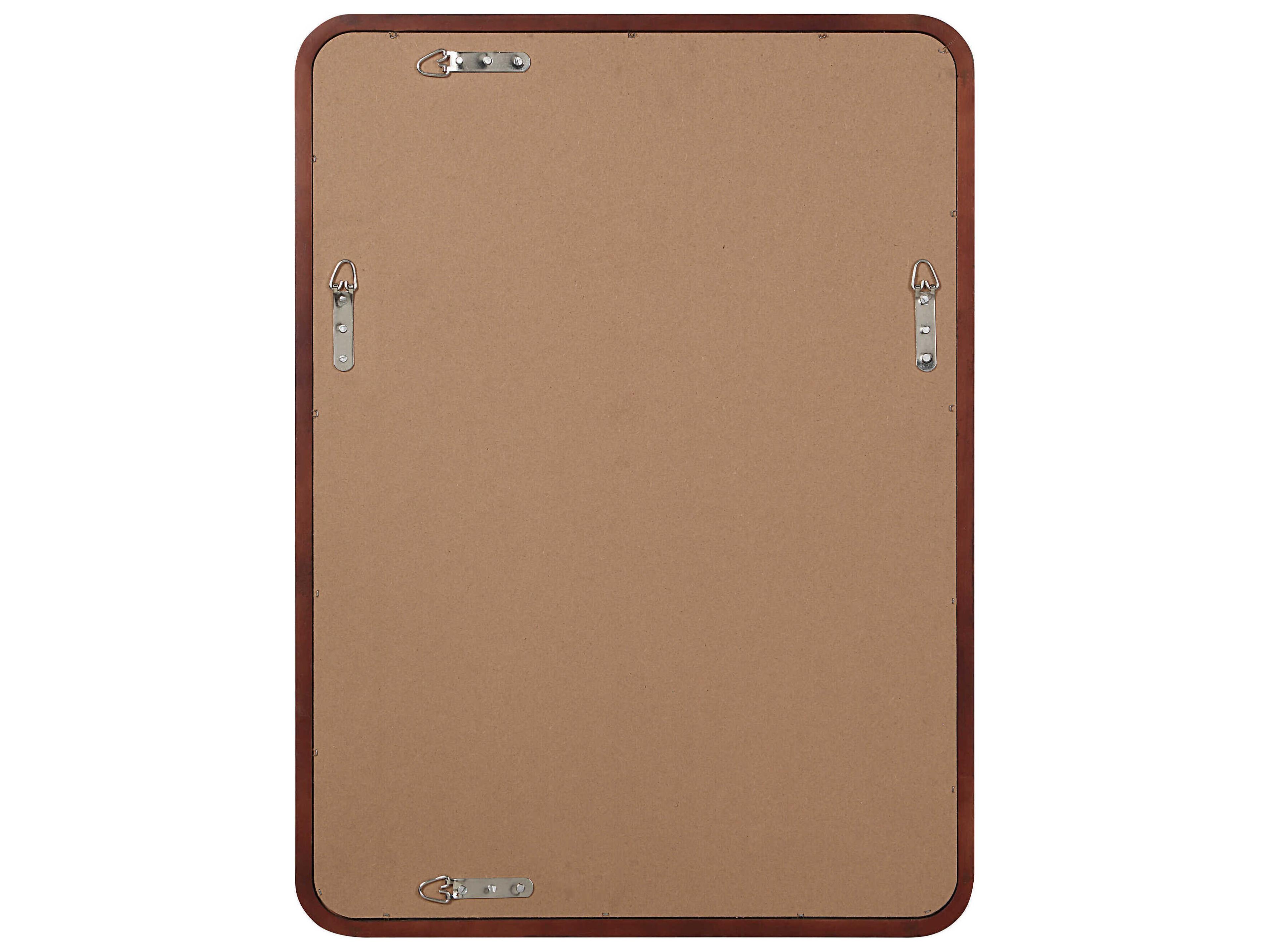 Renwil Tacna Walnut Rectangular Wall Mirror