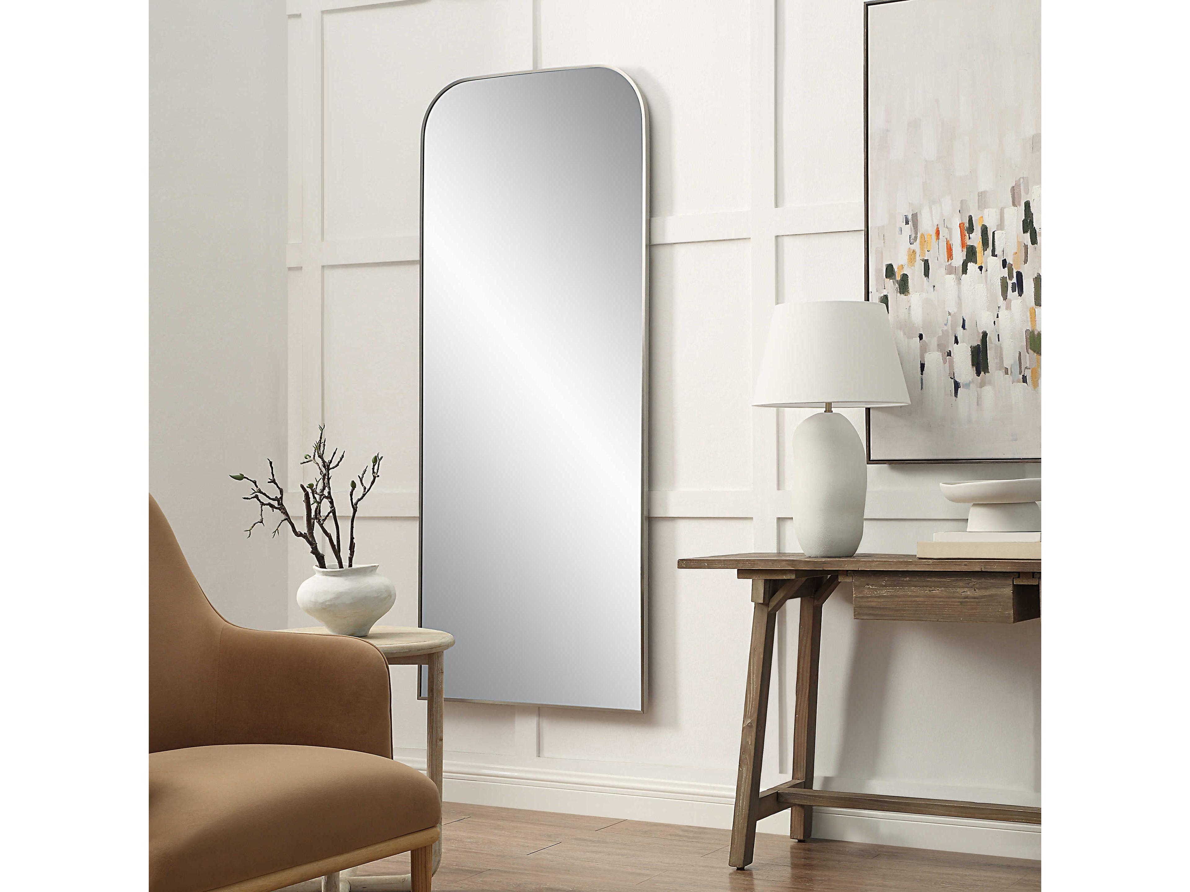 Renwil Samia Brushed Nickel Wall Mirror