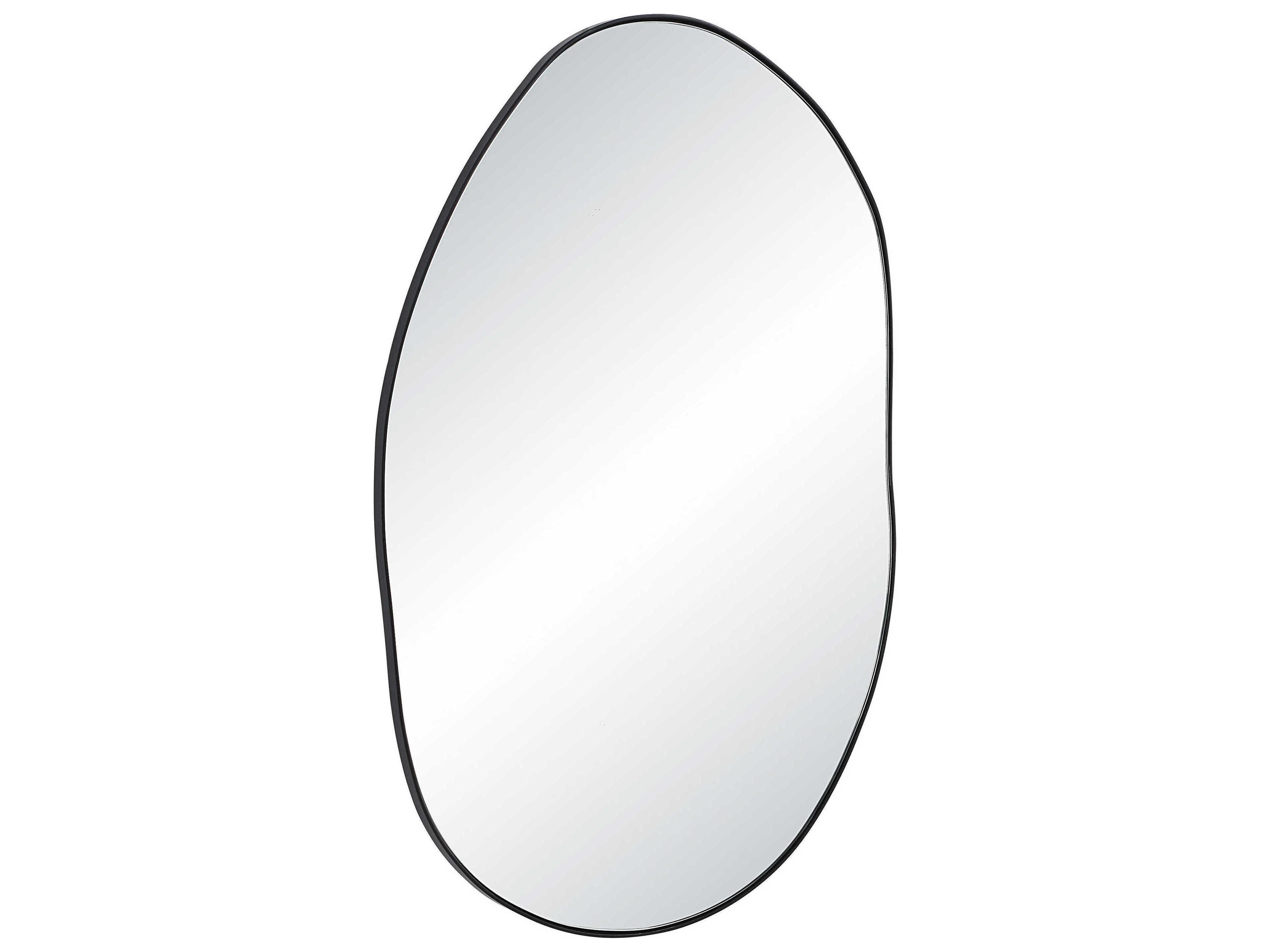 Renwil Messini Matte Black Wall Mirror