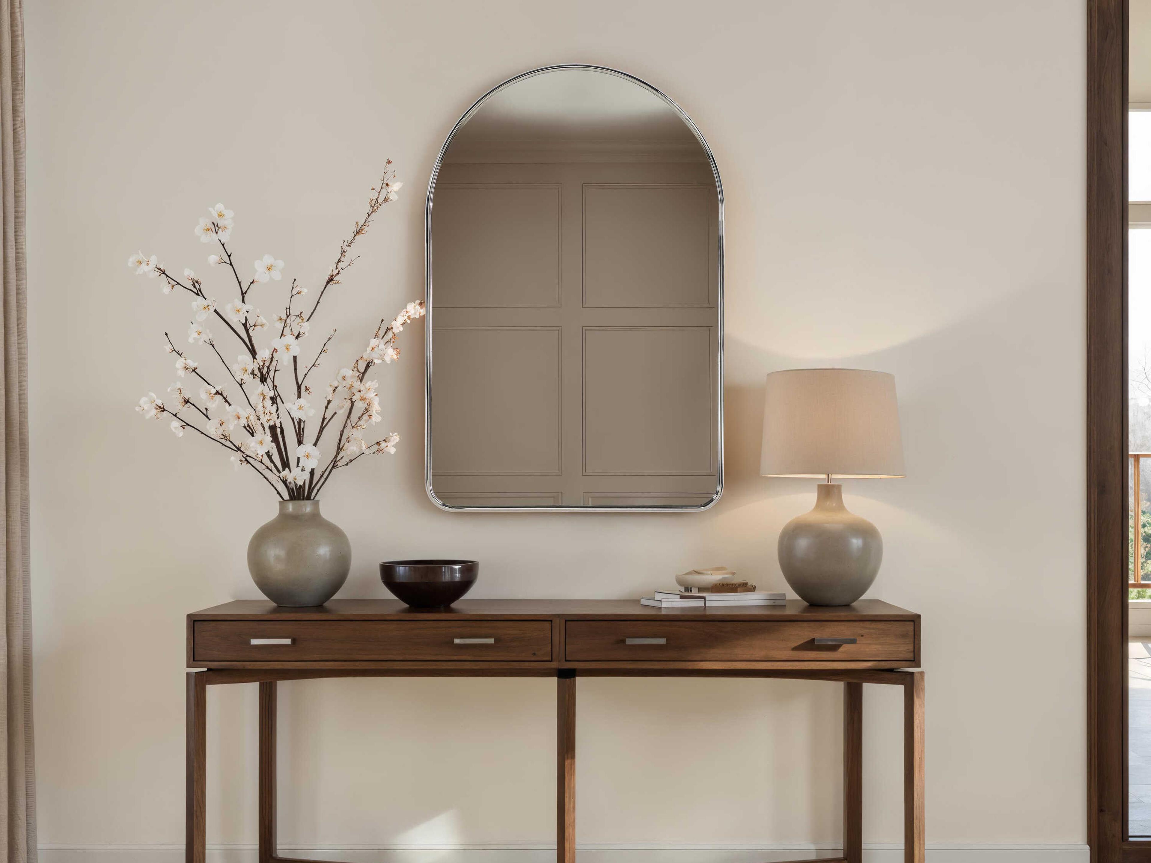 Renwil Cassis Polished Nickel Wall Mirror