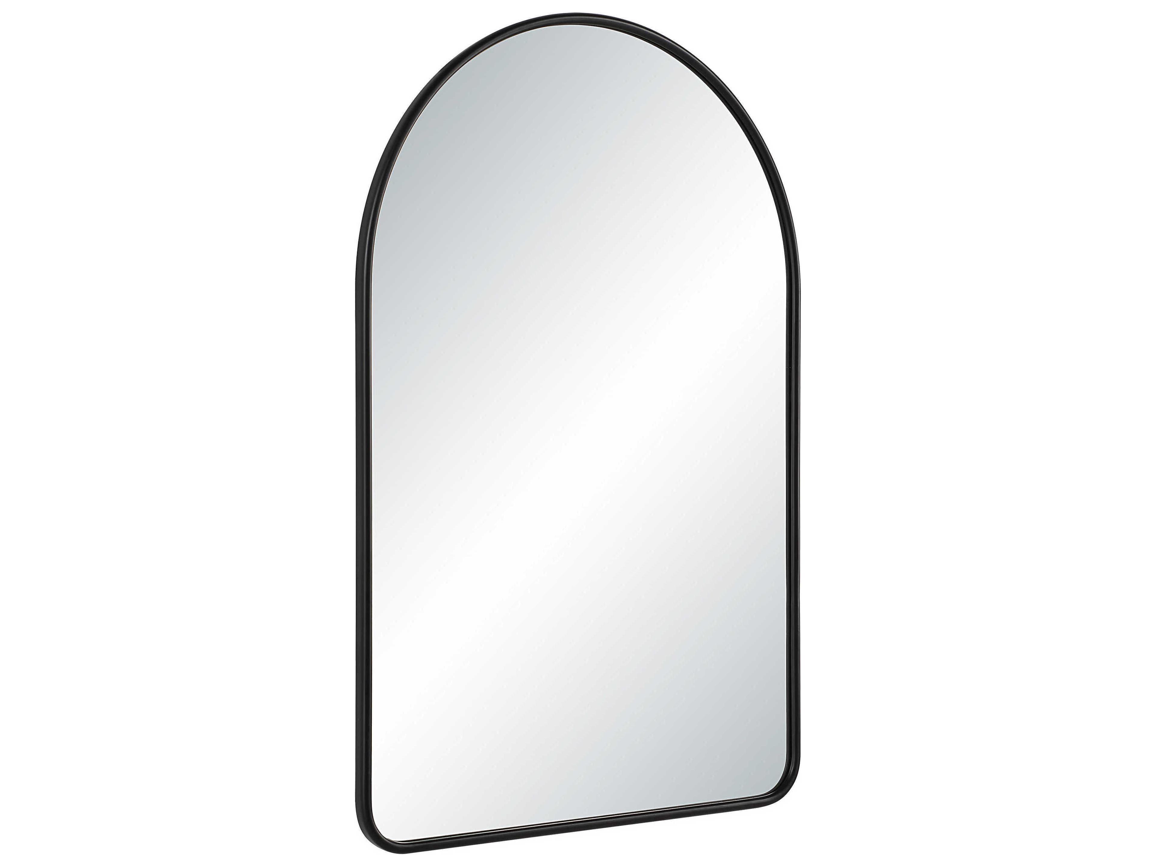 Renwil Cascais Matte Black Wall Mirror