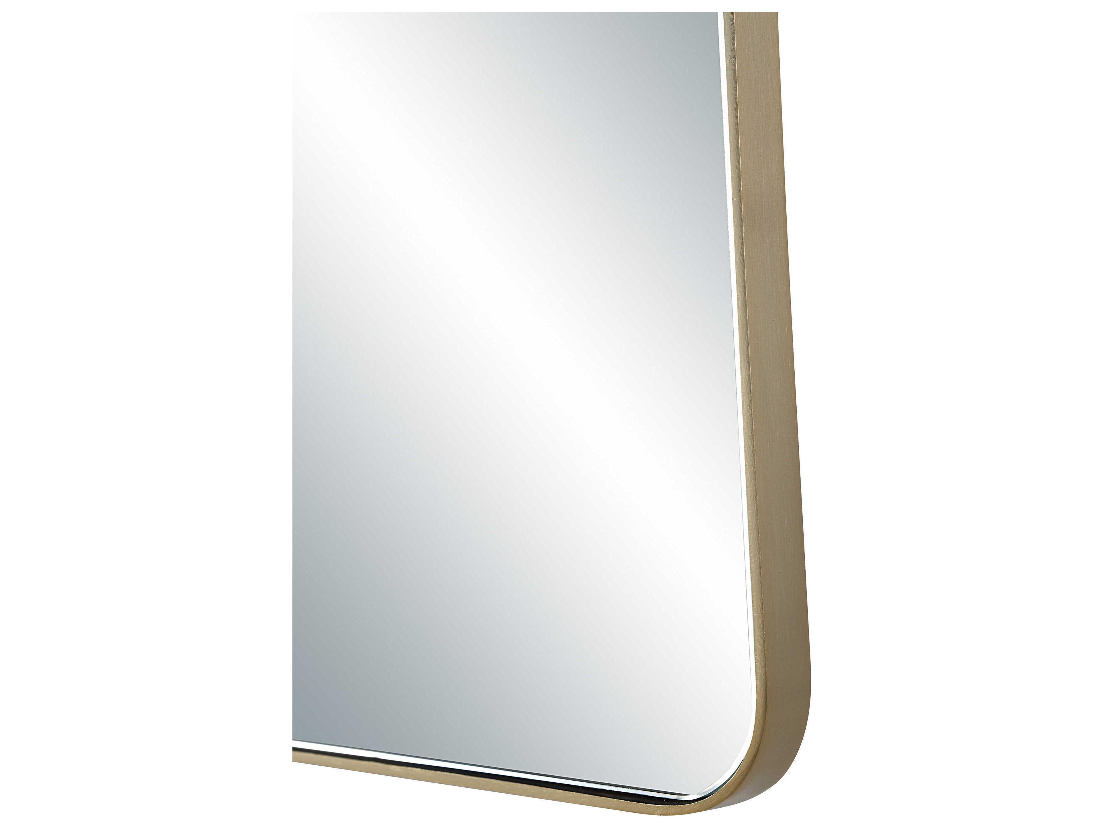 Renwil Miley Champagne Rectangular Wall Mirror