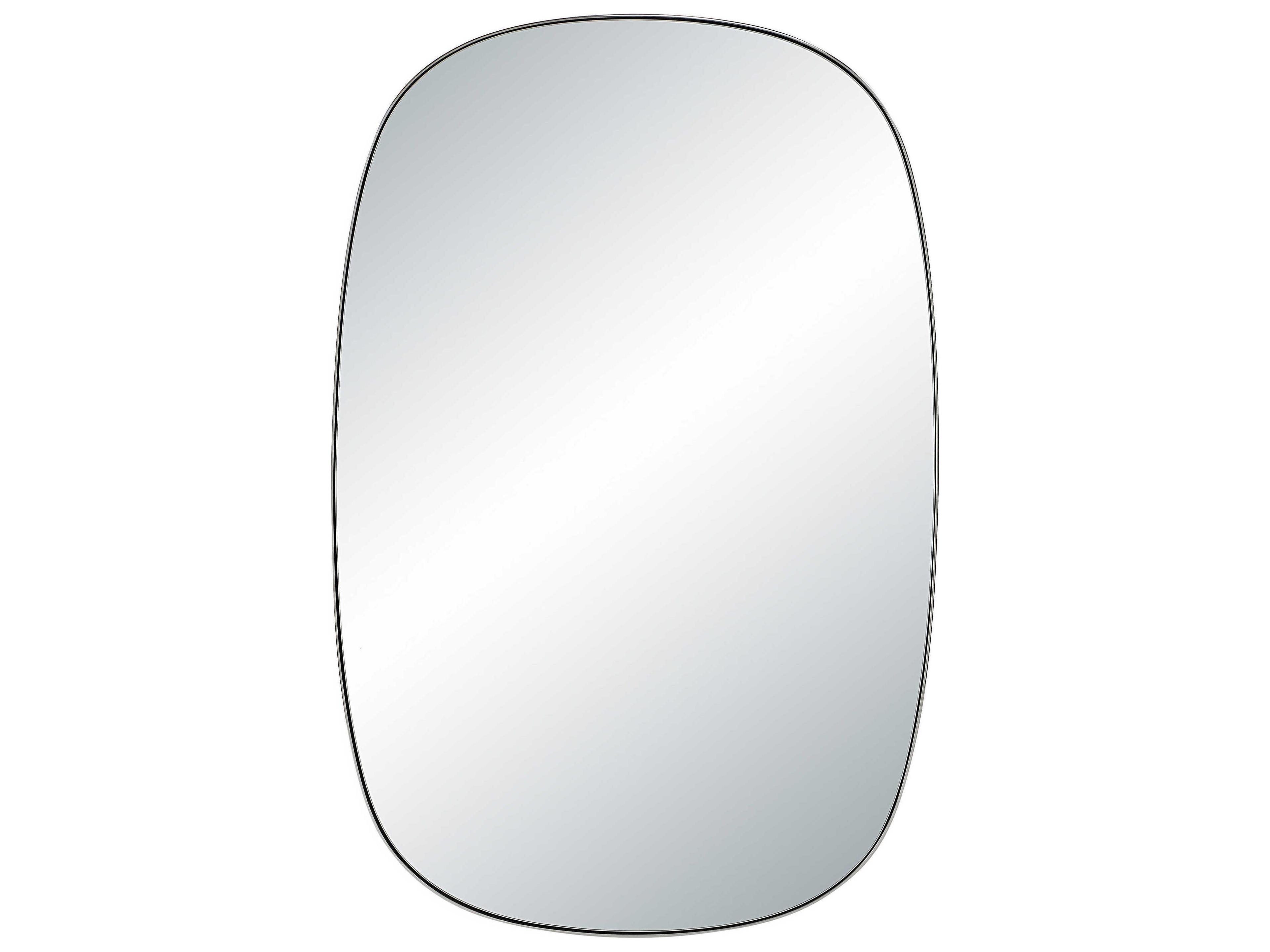 Talco Polished Nickel Oval Wall Mirror