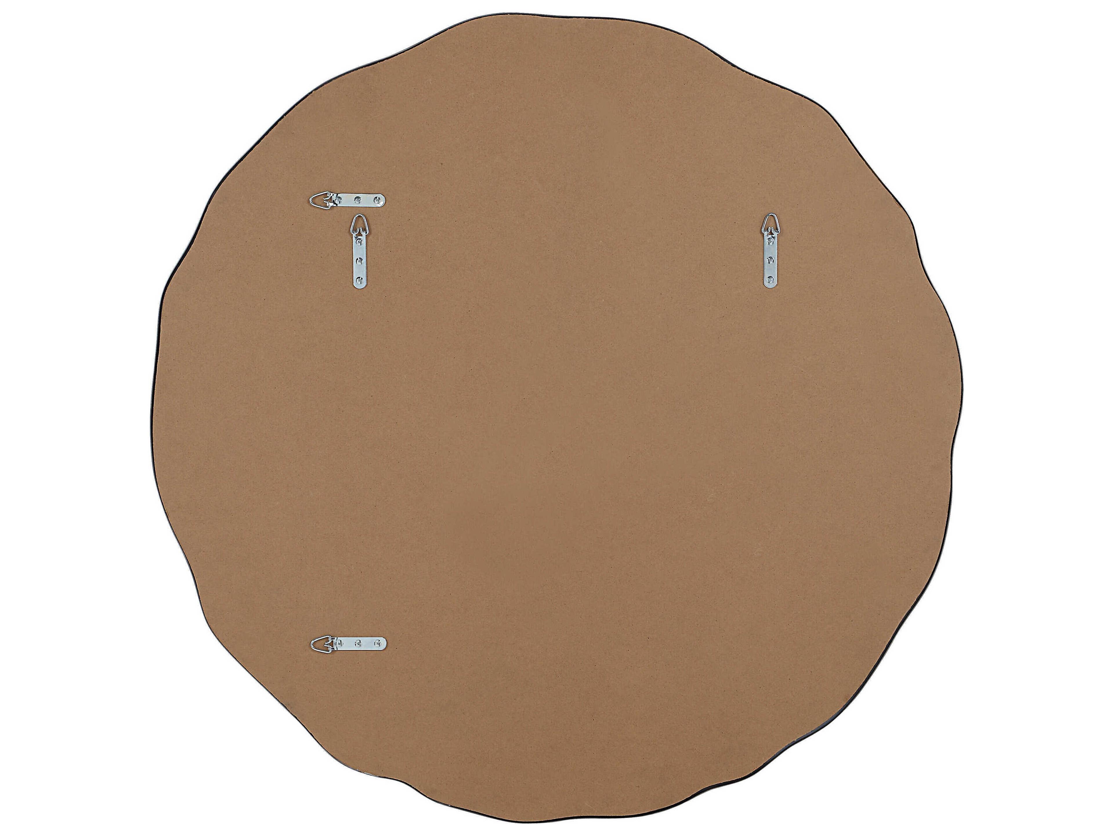 Renwil Knox Antique Nickel Round Wall Mirror