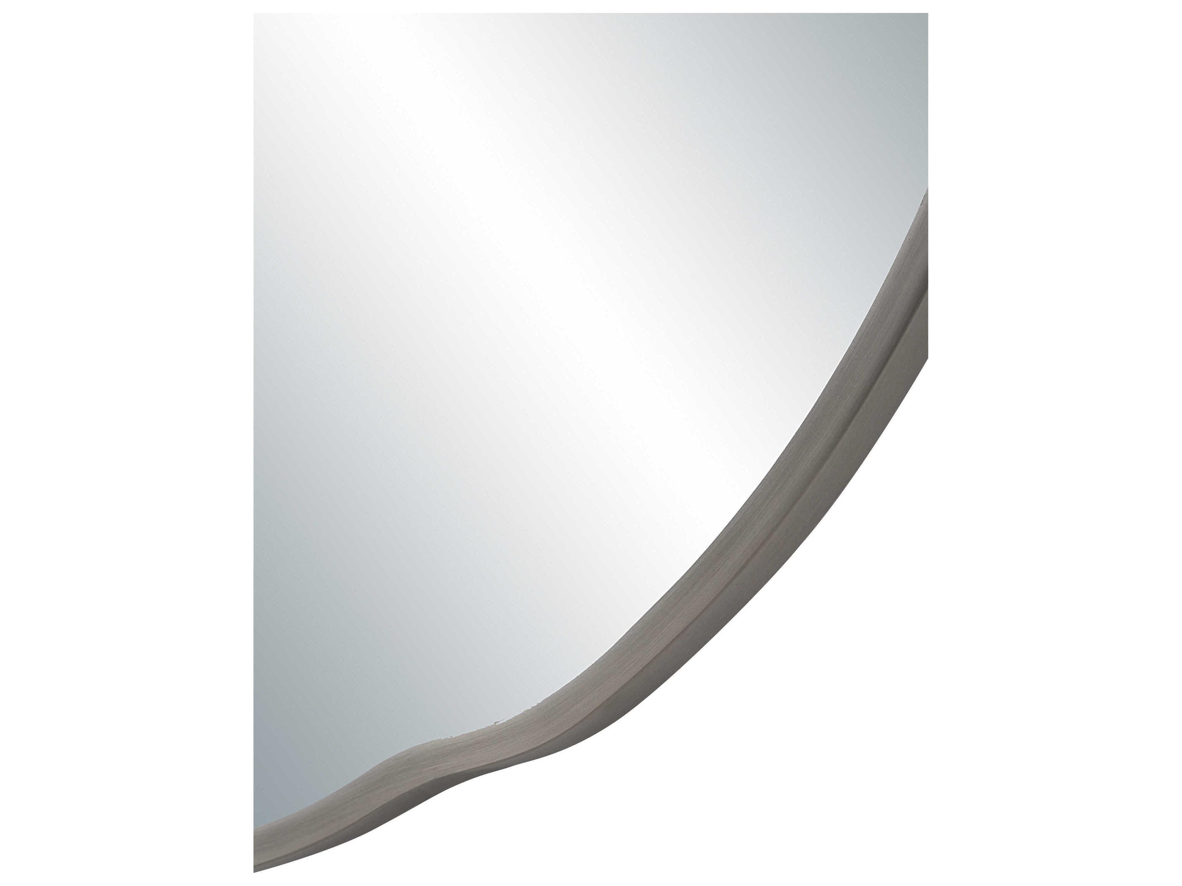 Renwil Cerro Antique Nickel Round Wall Mirror