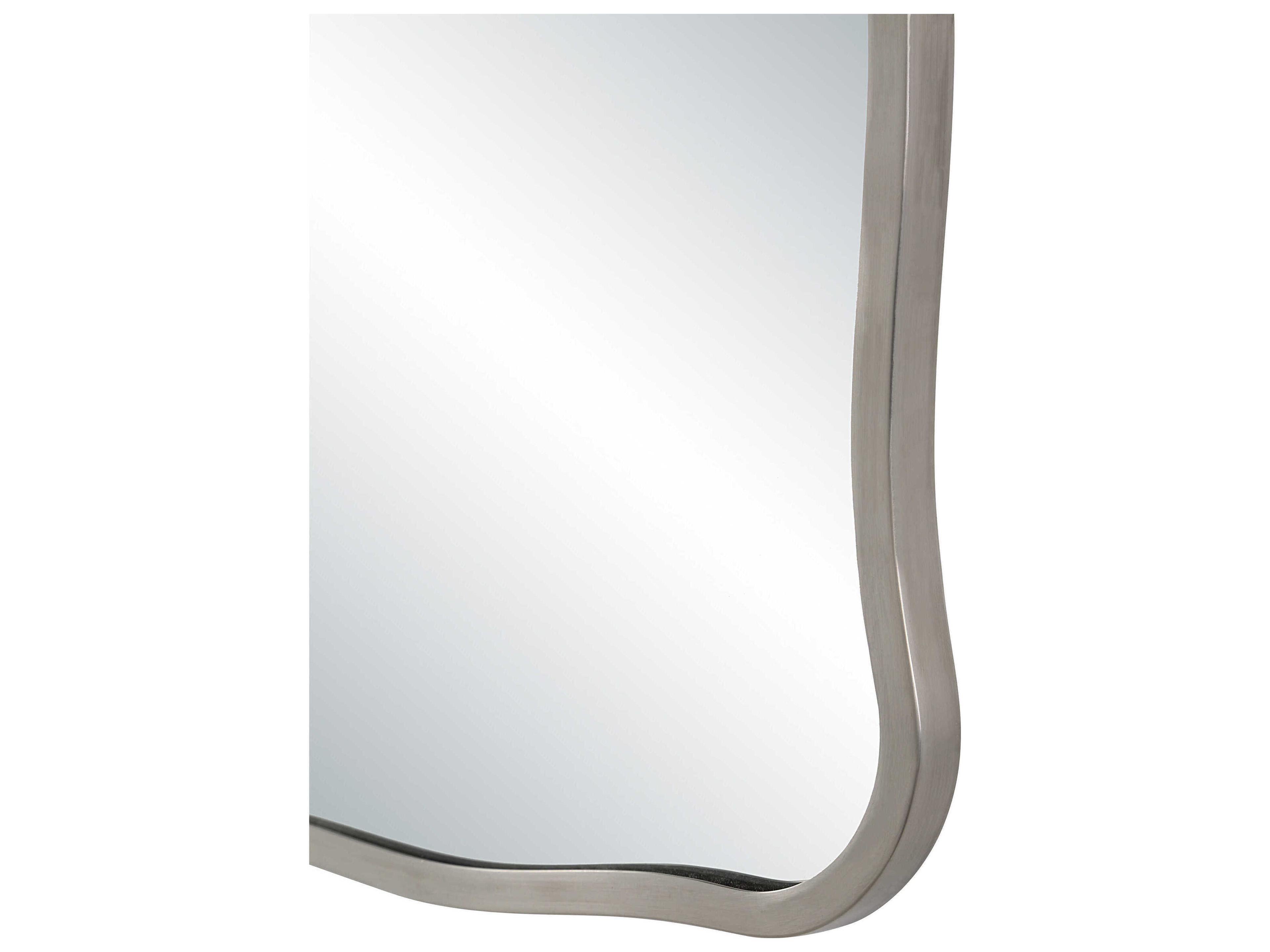 Renwil Balsa Antique Nickel Rectangular Wall Mirror