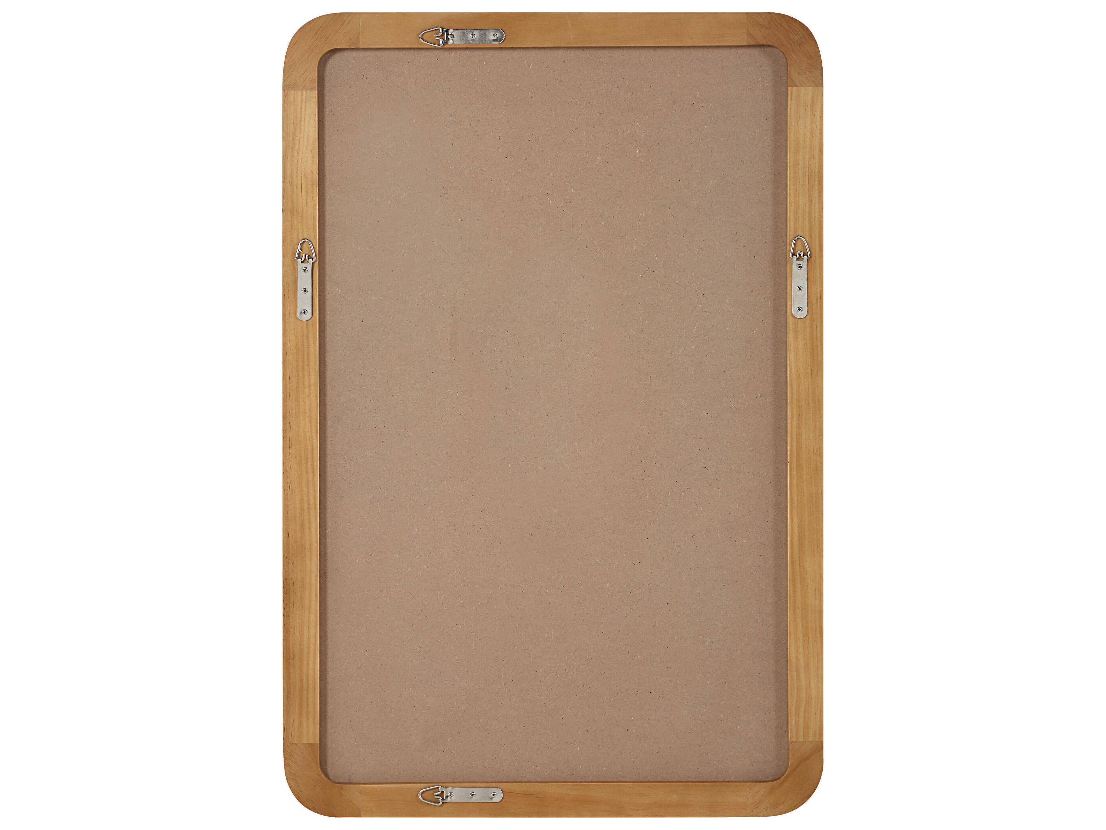 Renwil Tillie Natural Rectangular Wall Mirror