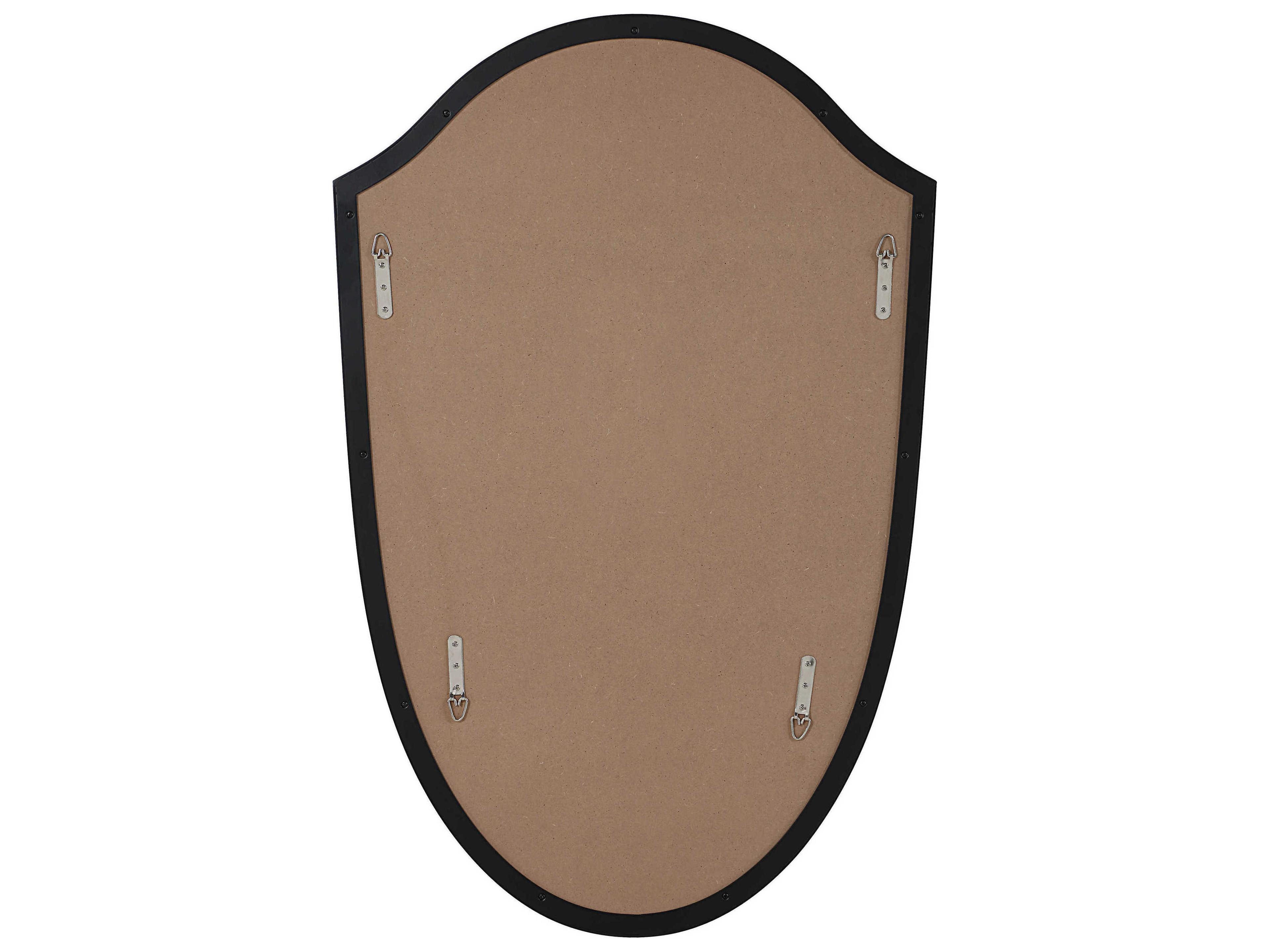 Renwil Ryker Matte Black Wall Mirror