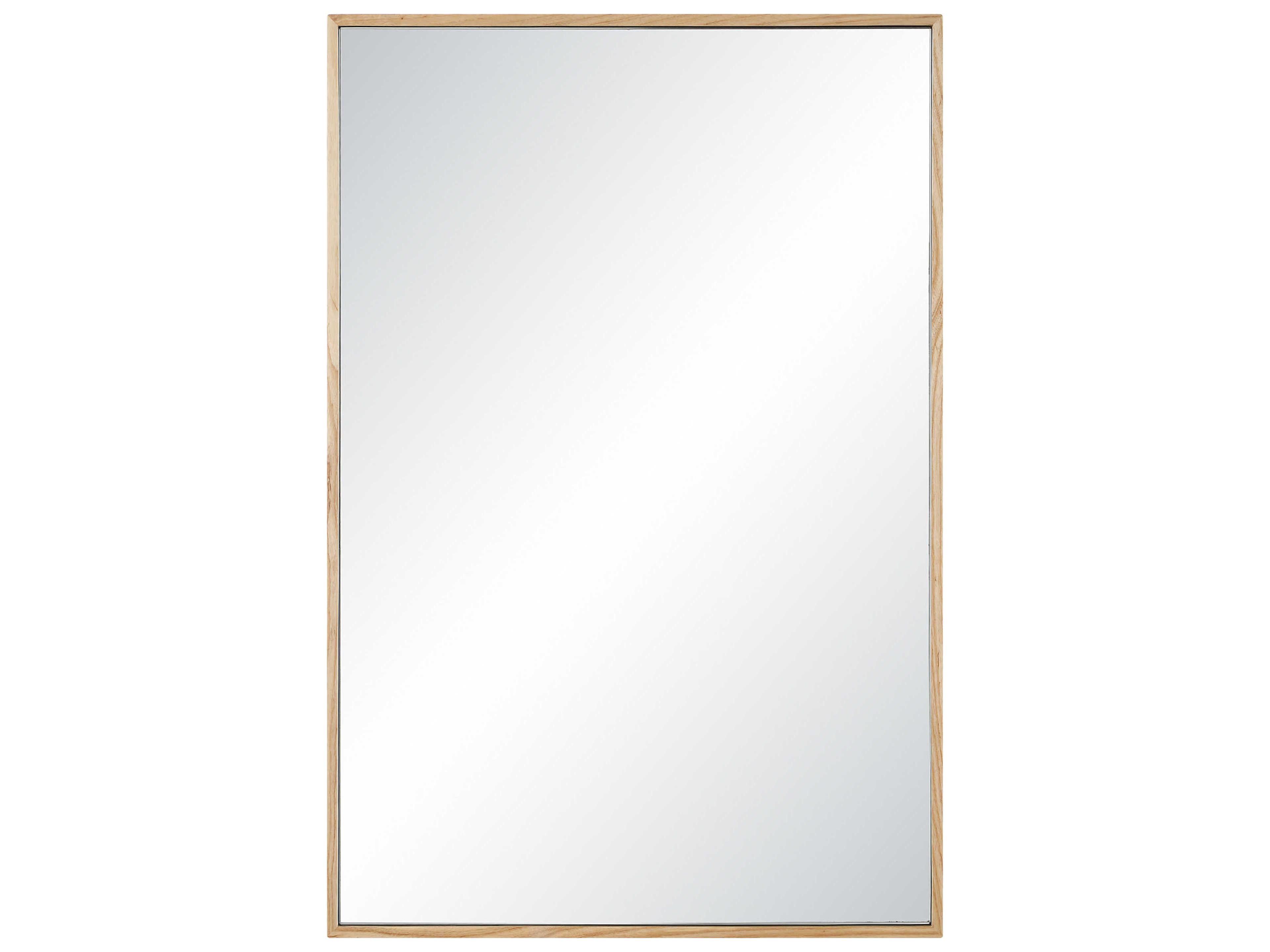 Greyson Natural Rectangular Wall Mirror