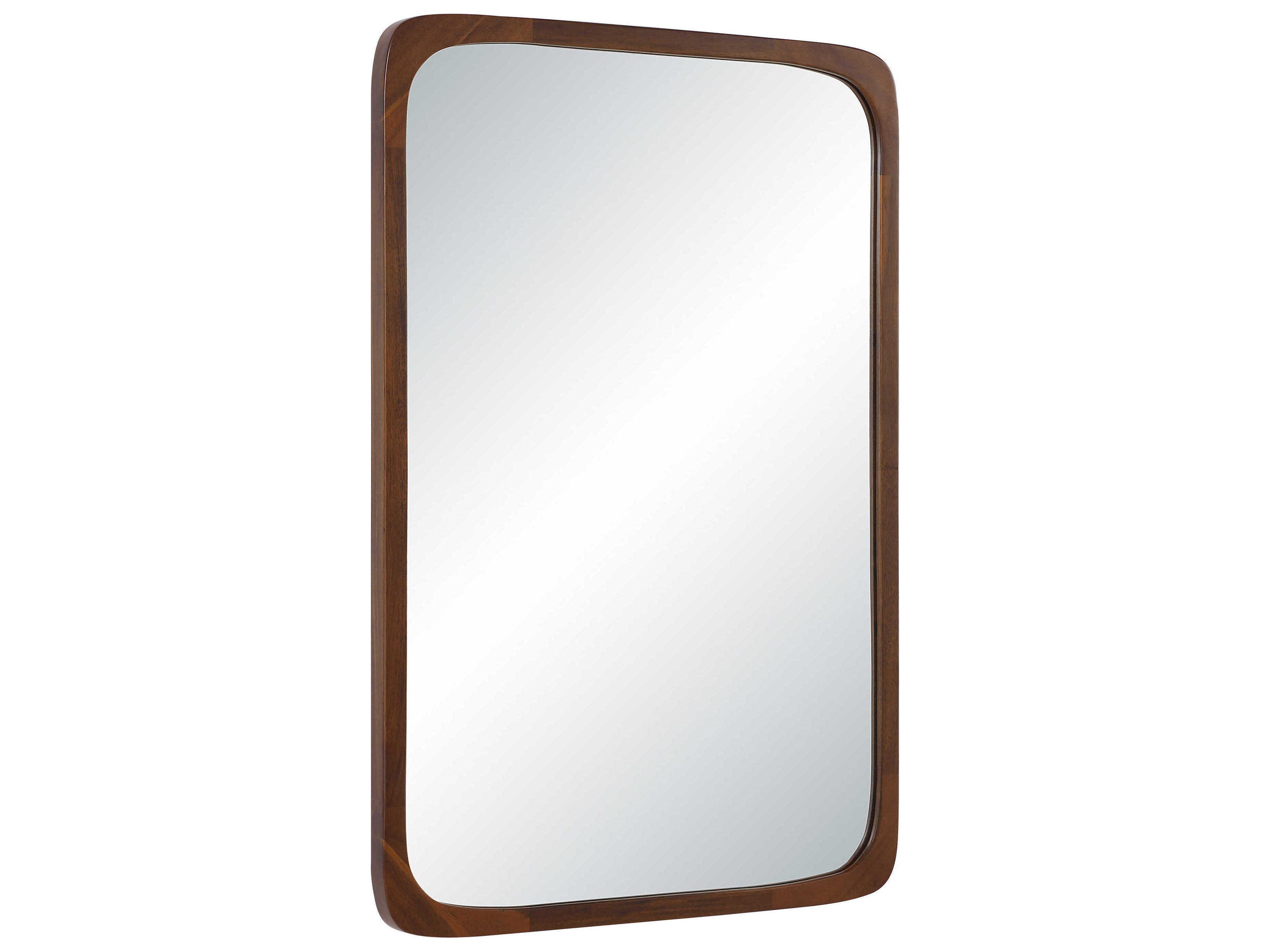 Renwil Sisley Walnut Rectangular Wall Mirror
