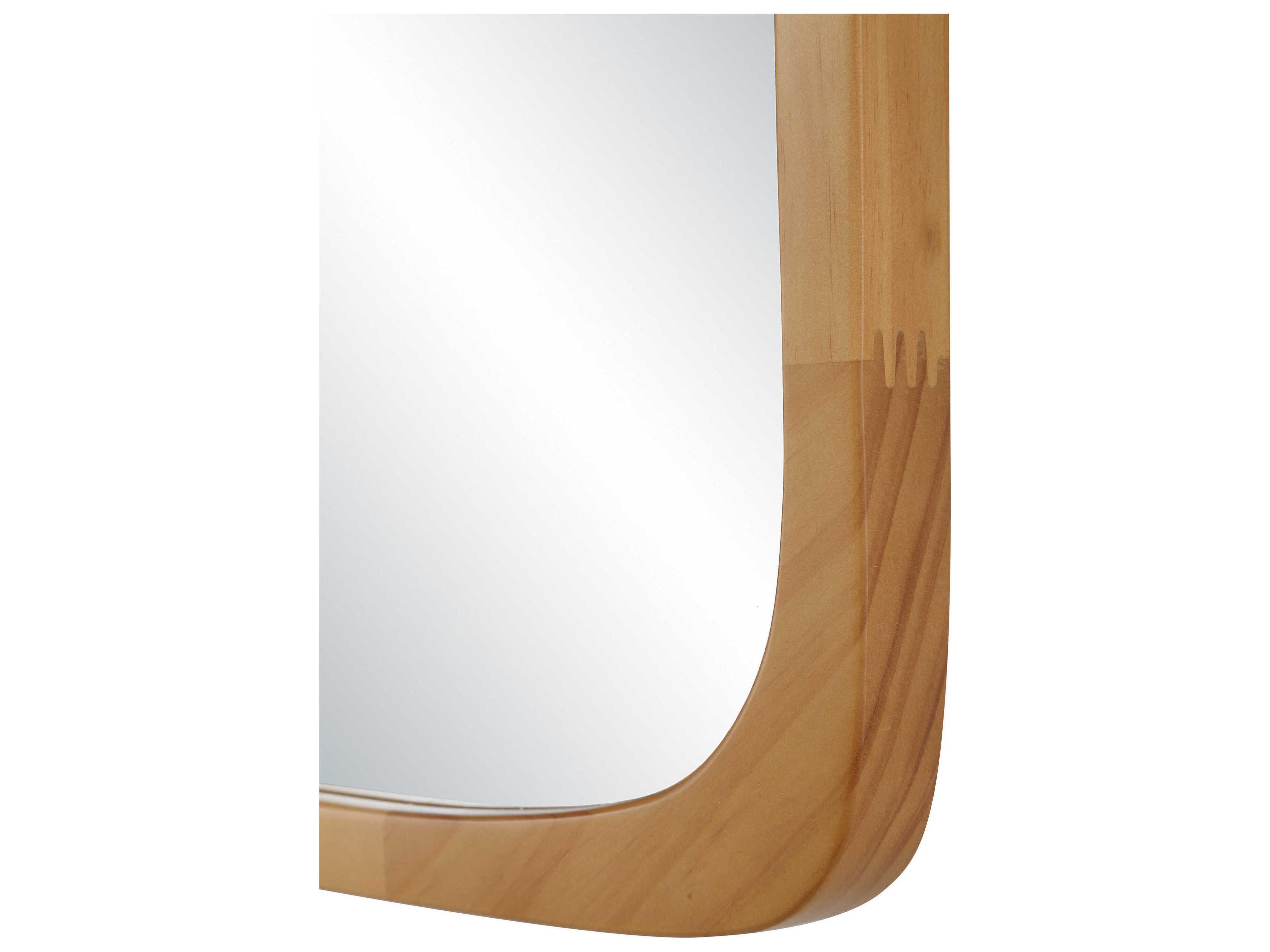 Renwil Scisto Natural Rectangular Wall Mirror