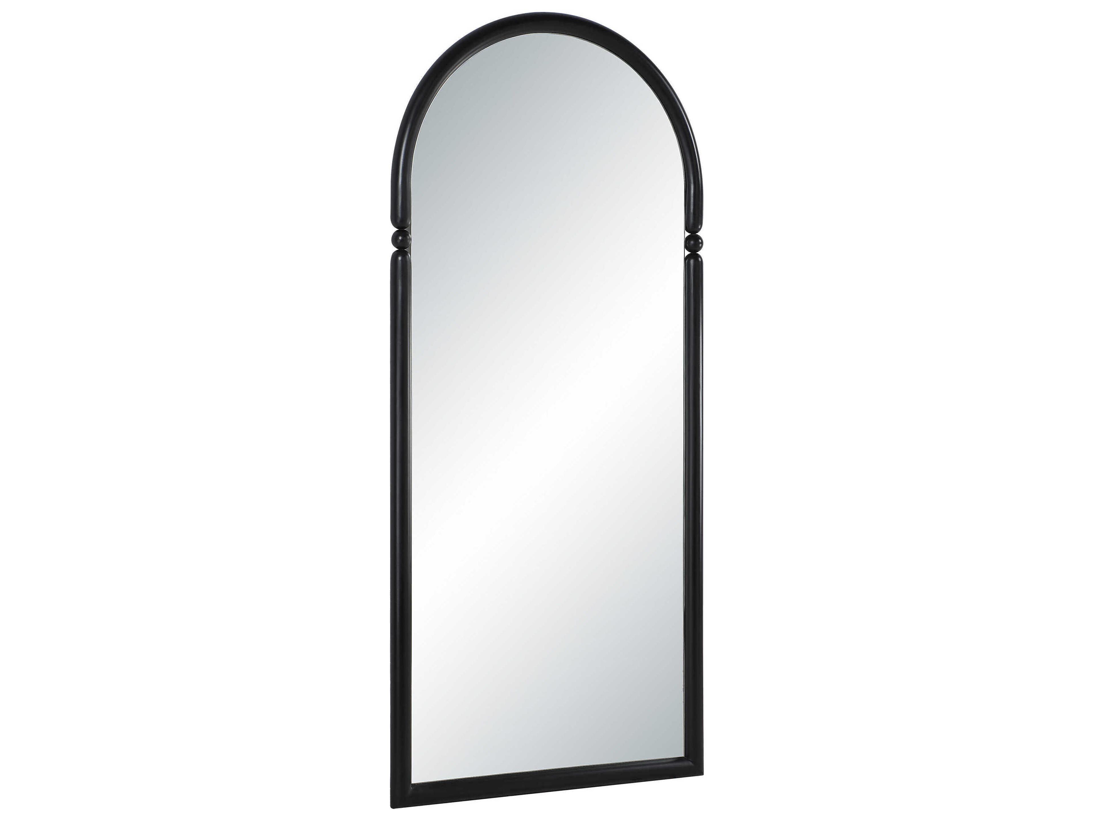 Renwil Arcade Matte Black Wall Mirror