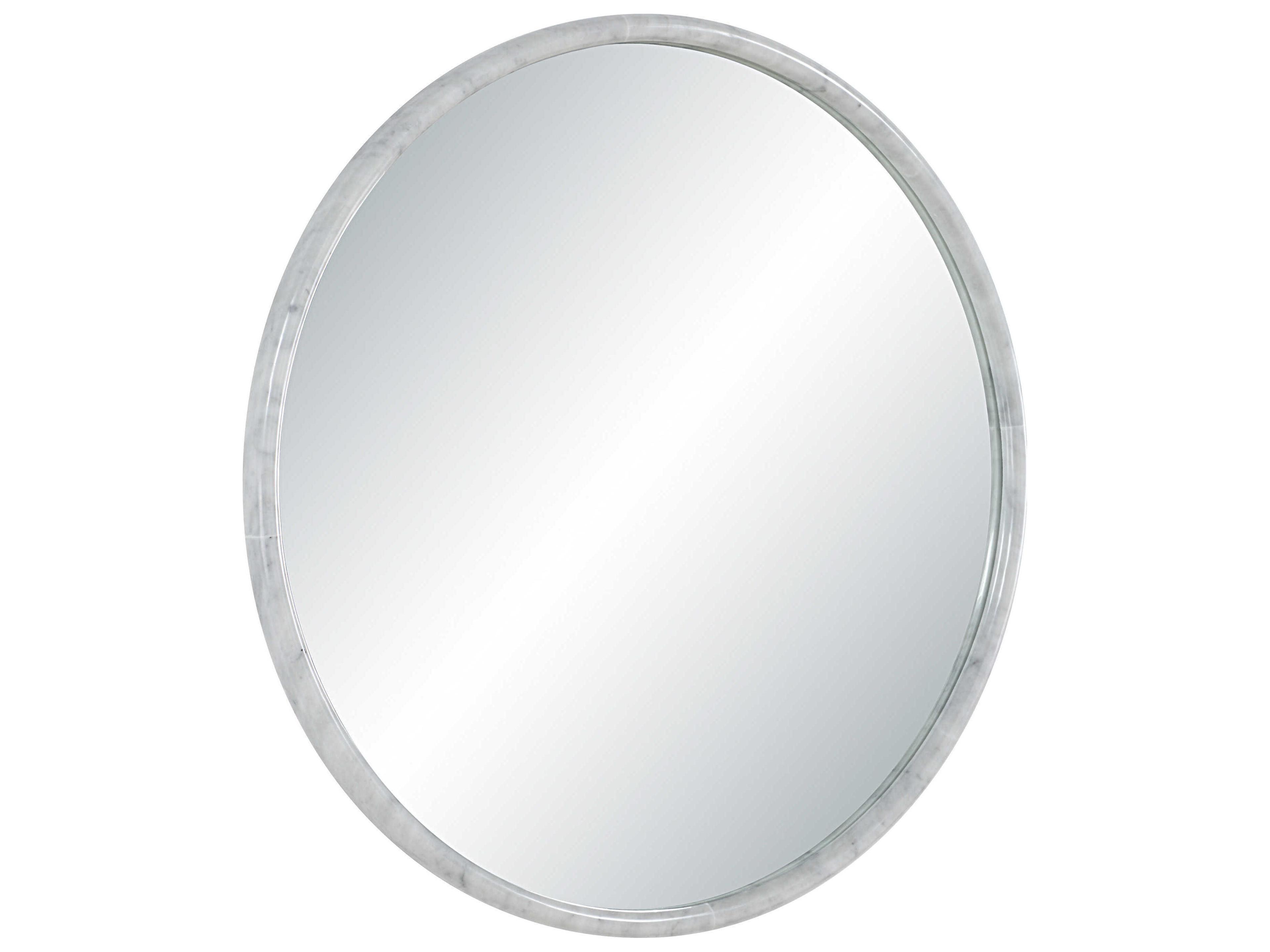 Renwil Cento White Round Wall Mirror