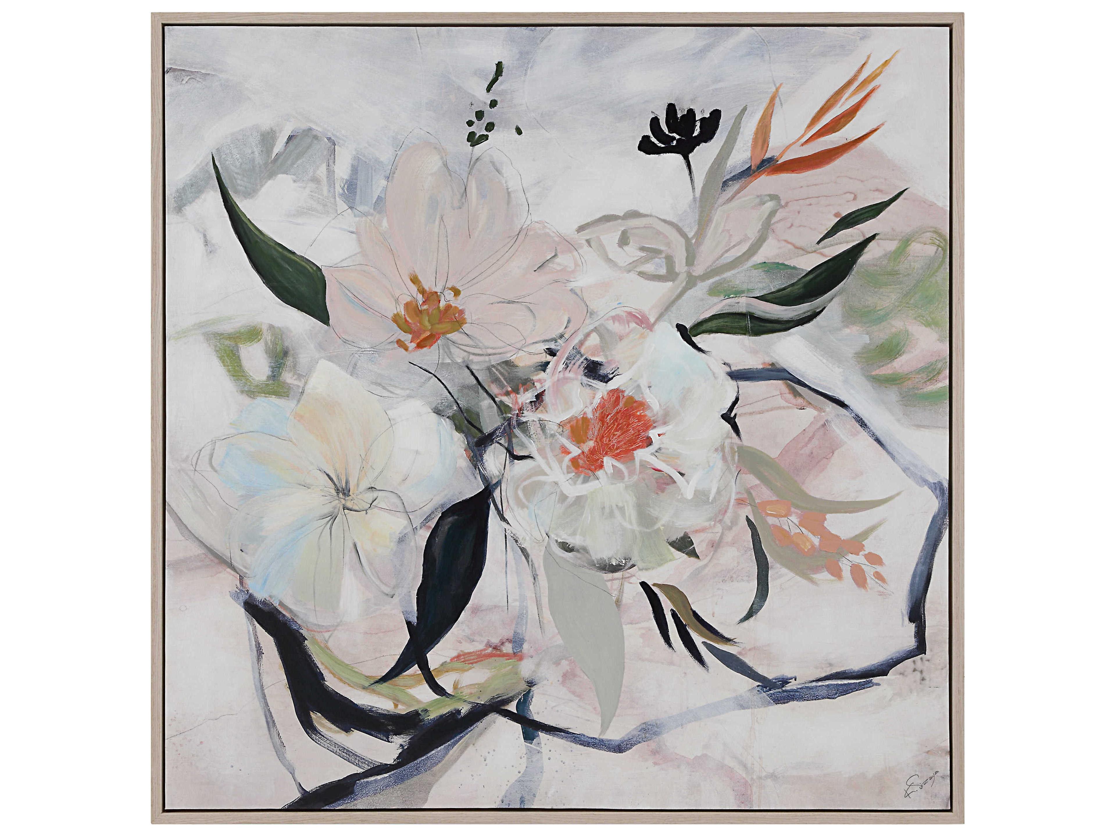 Daye Canvas Art with Wood Frame