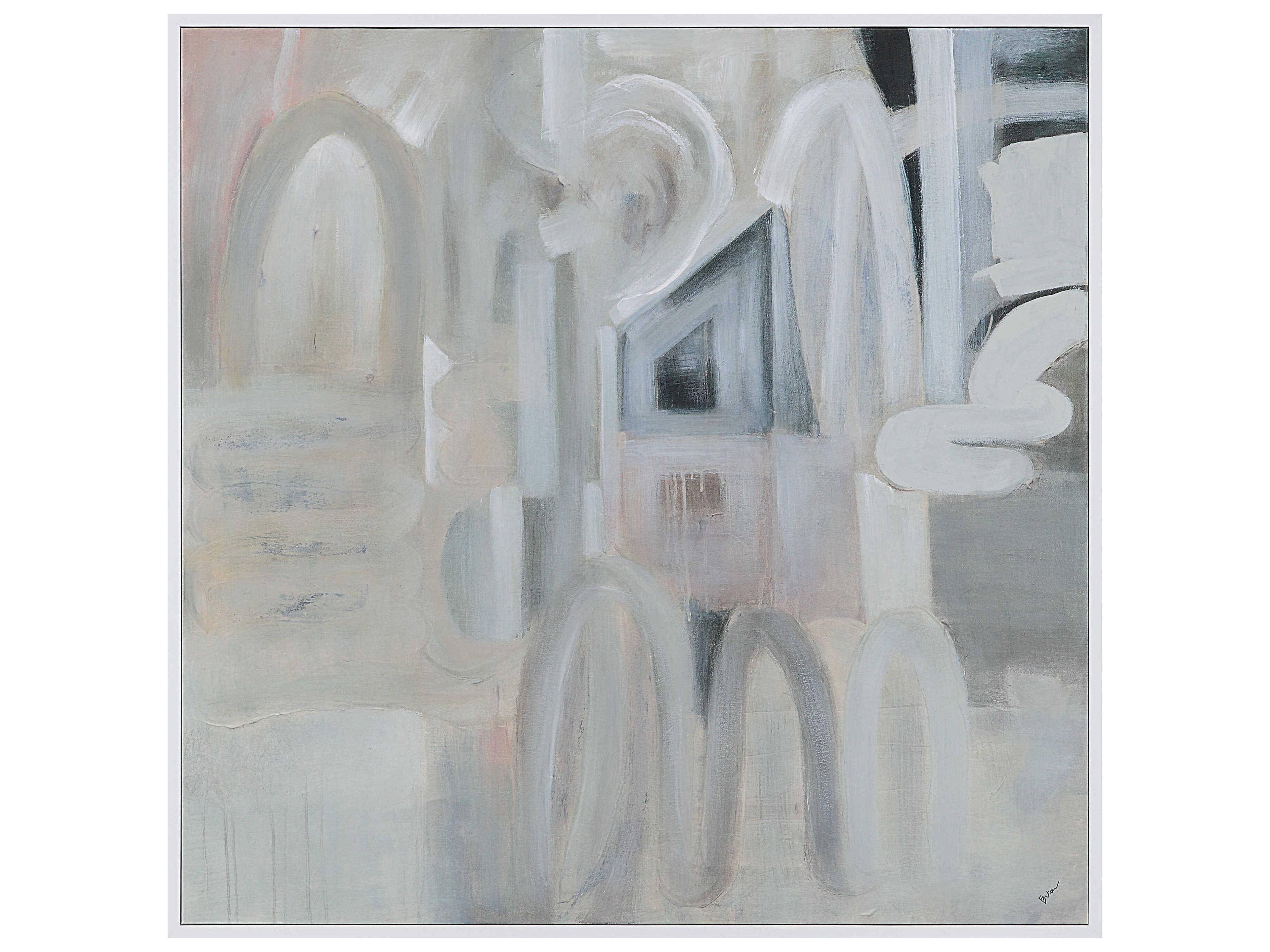 Palazzo Canvas Art with Wood Frame