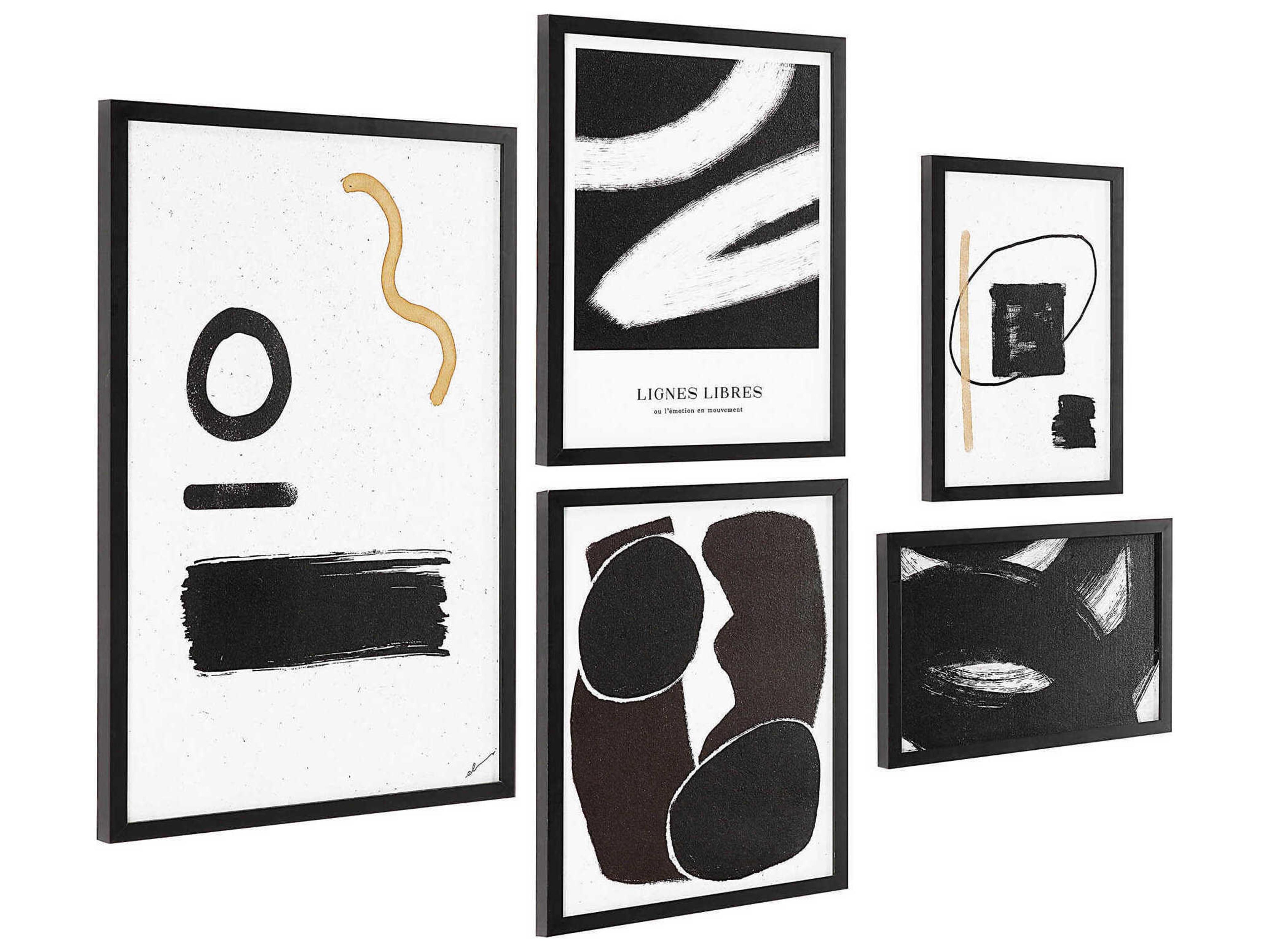 Renwil Carife 5-Piece Wide Wall Art