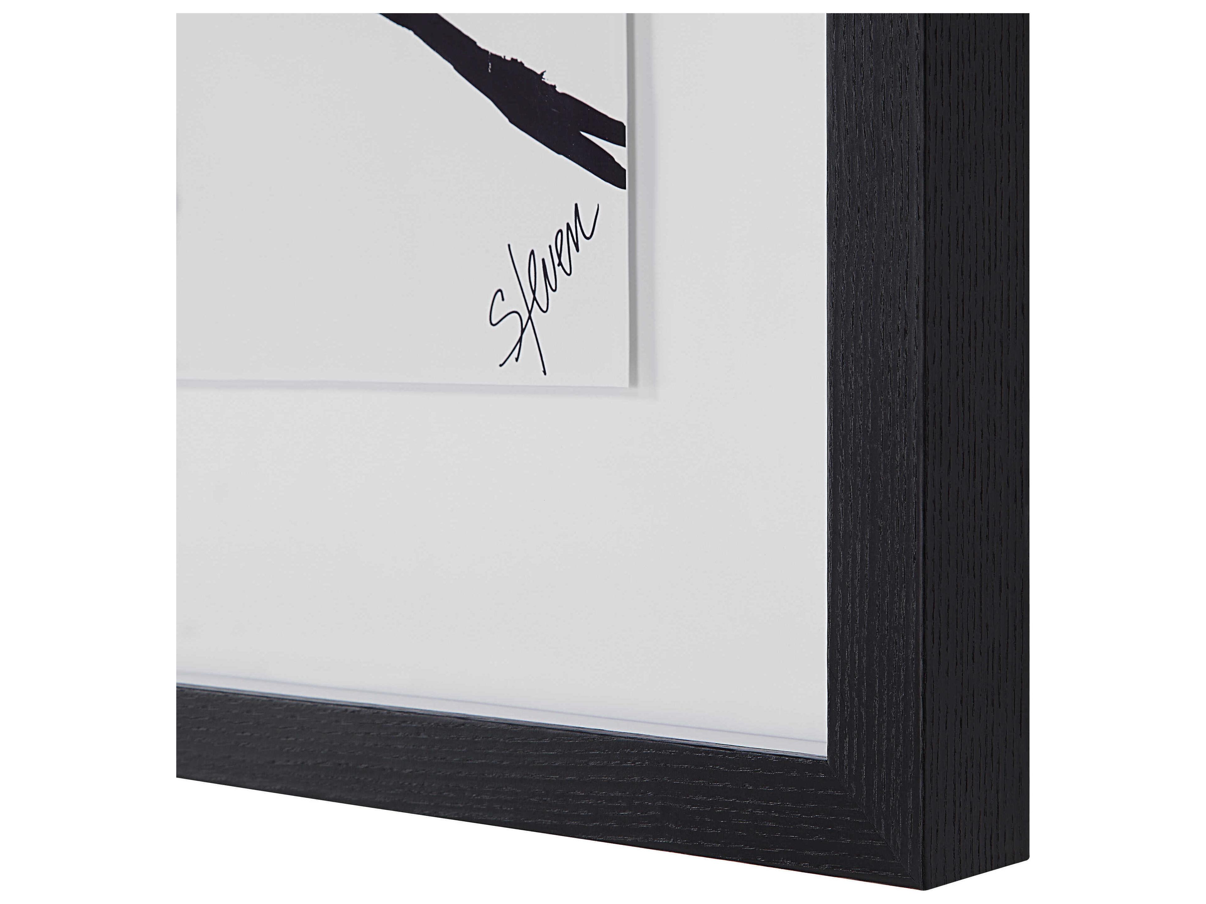 Renwil Mica Wall Art with Wood Frame