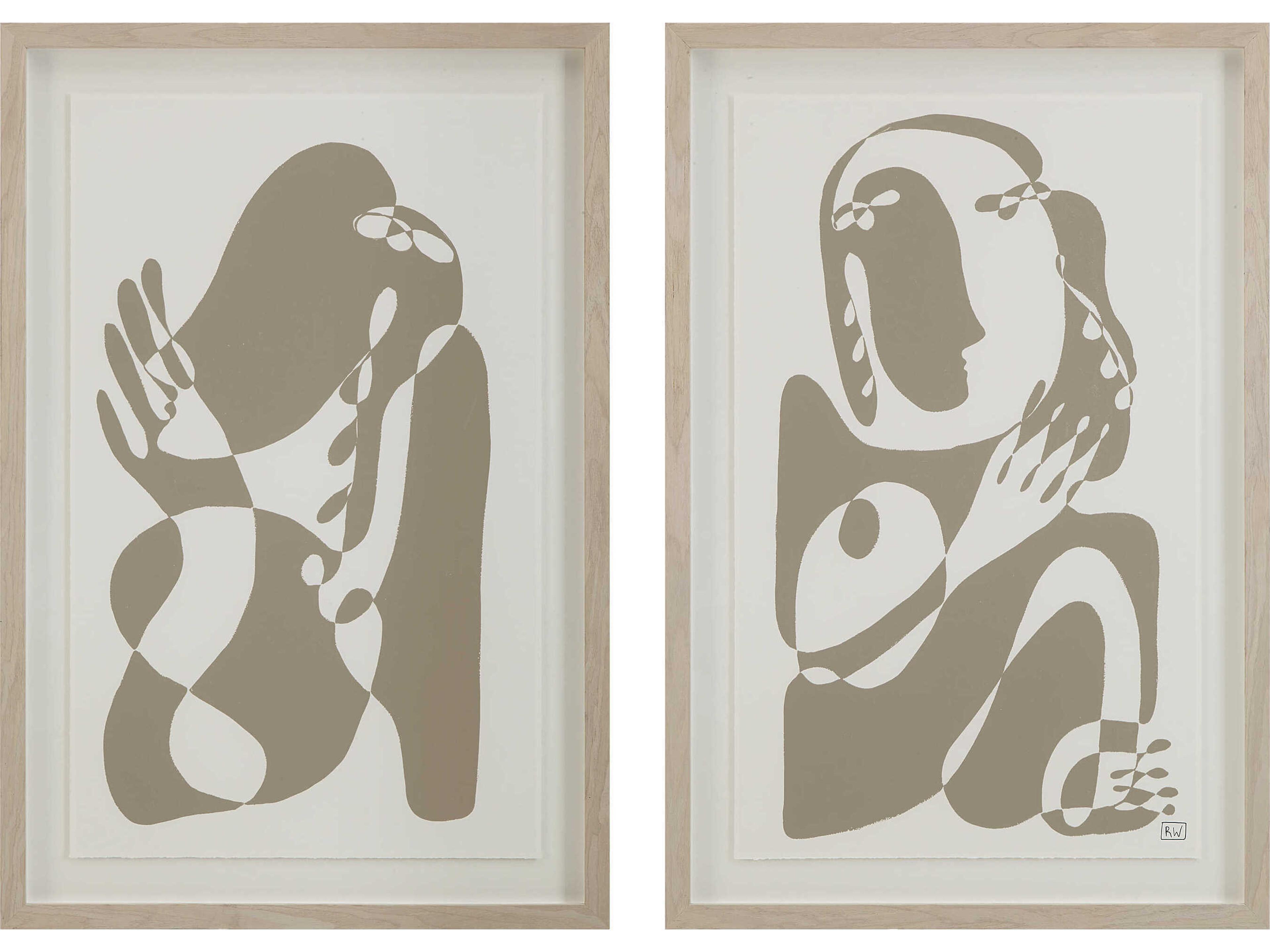 Cybel Wall Art with Wood Frame