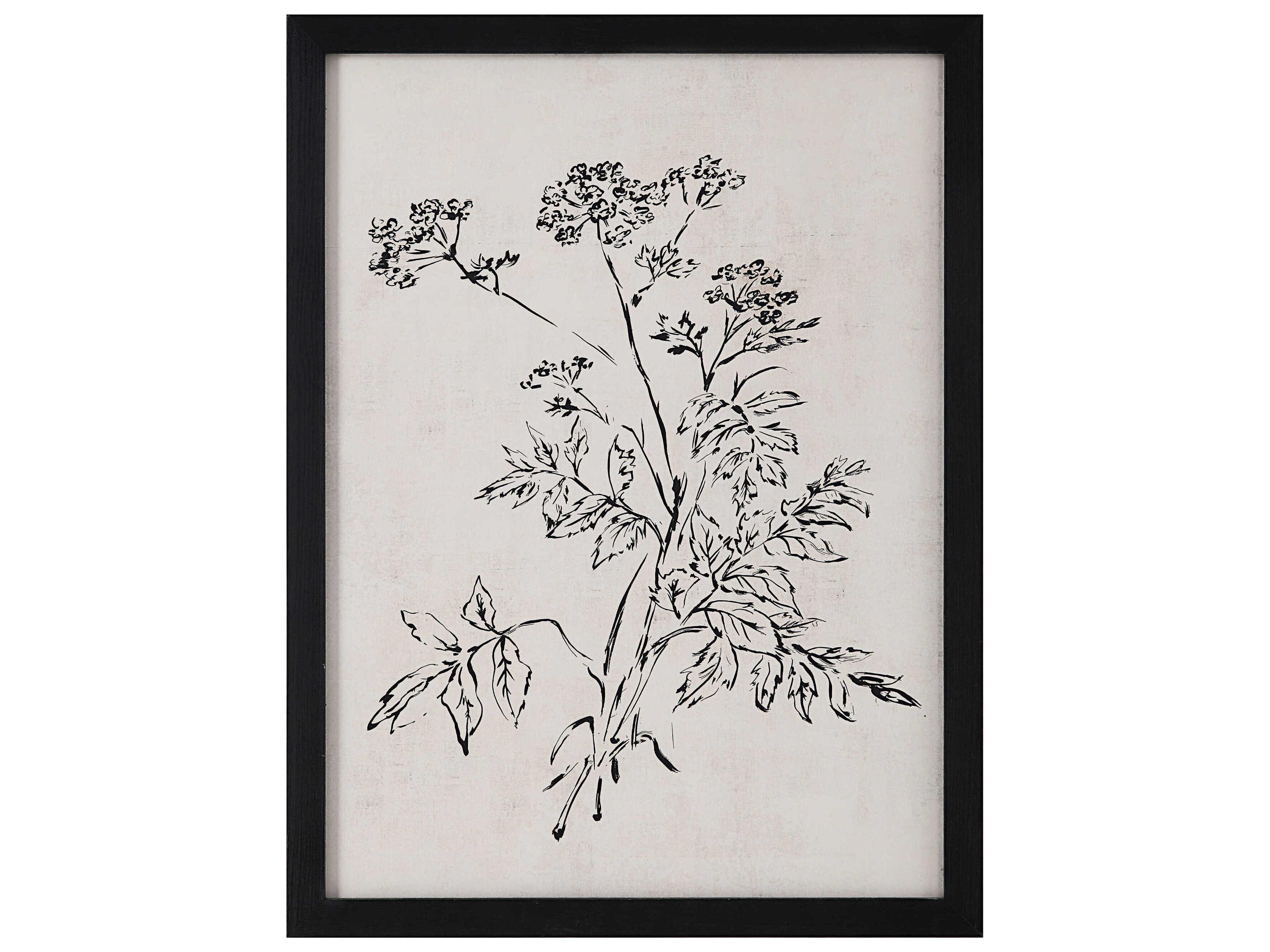 Renwil Basset Wall Art with Wood Frame