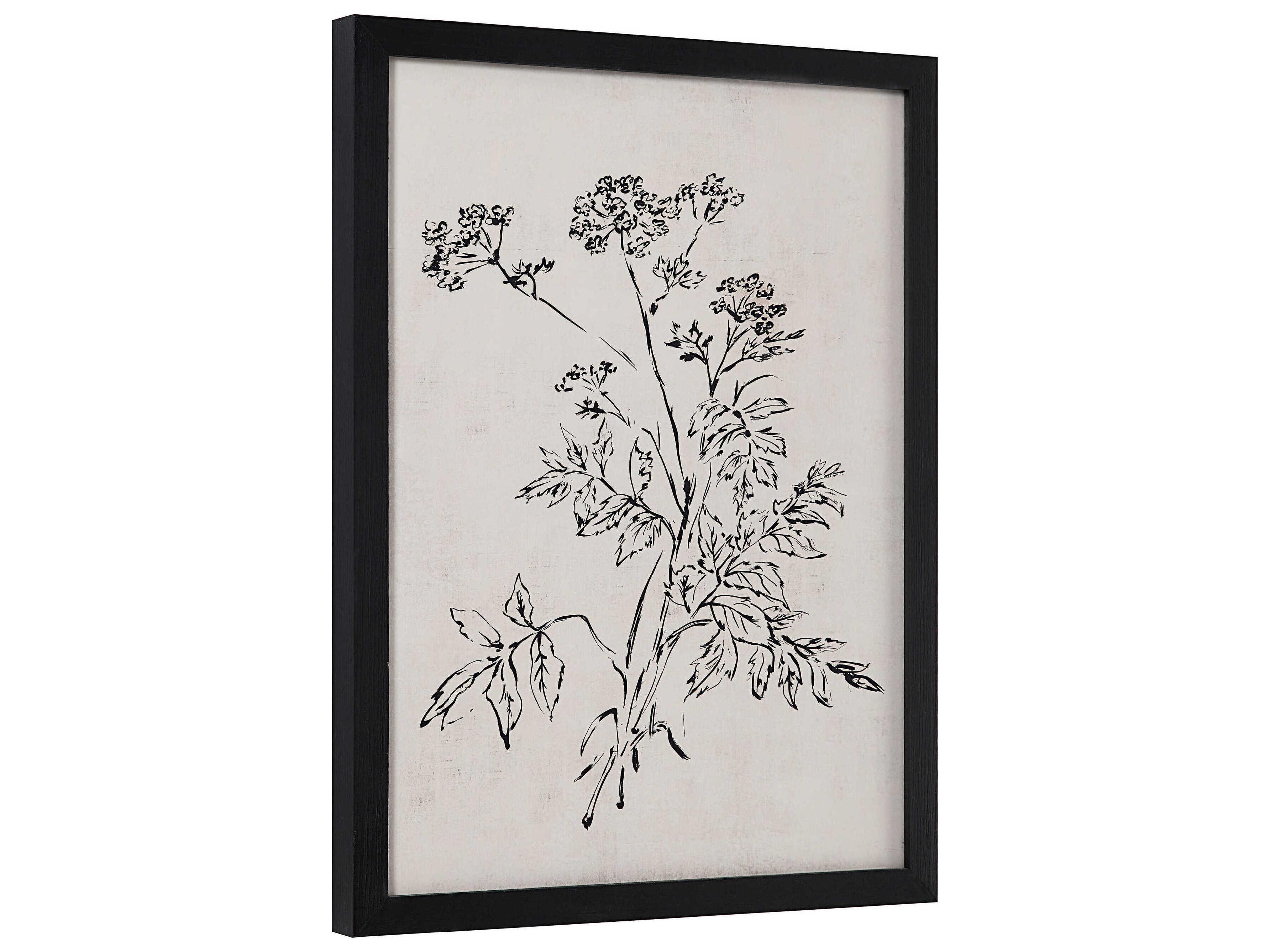 Renwil Basset Wall Art with Wood Frame