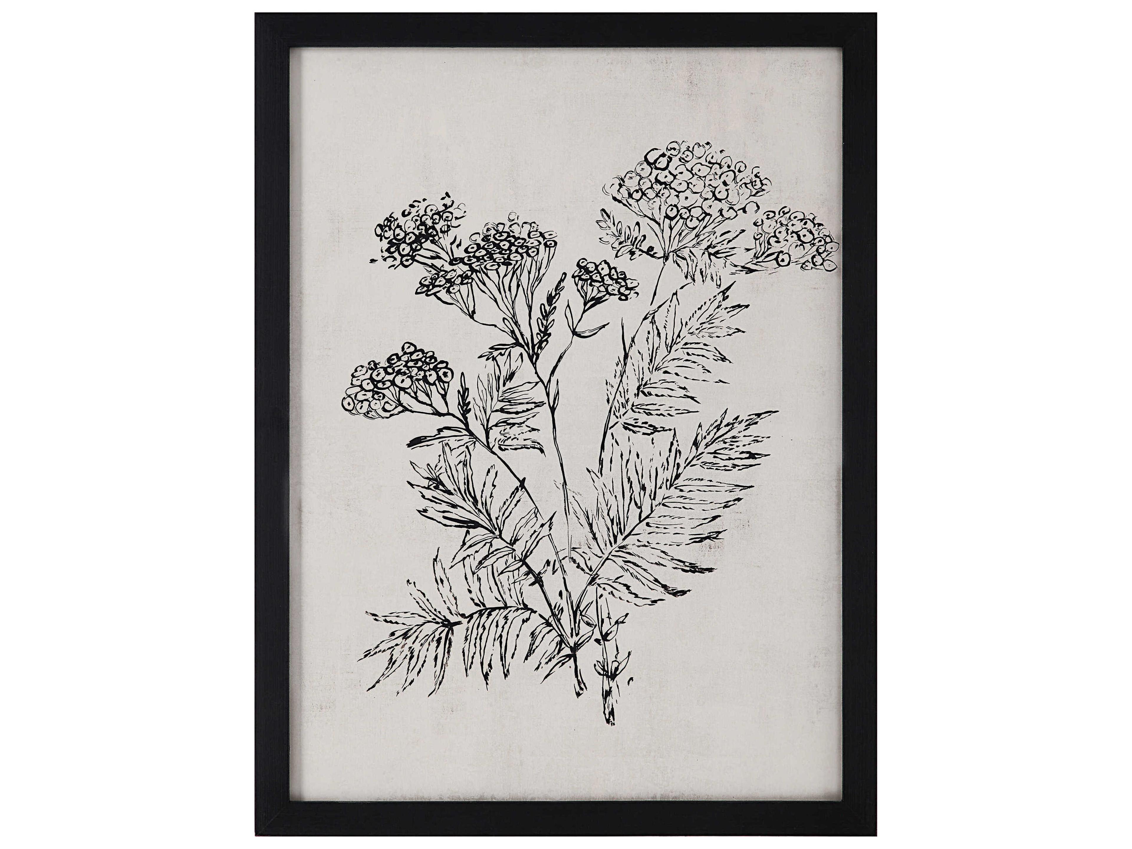 Renwil Basset Wall Art with Wood Frame