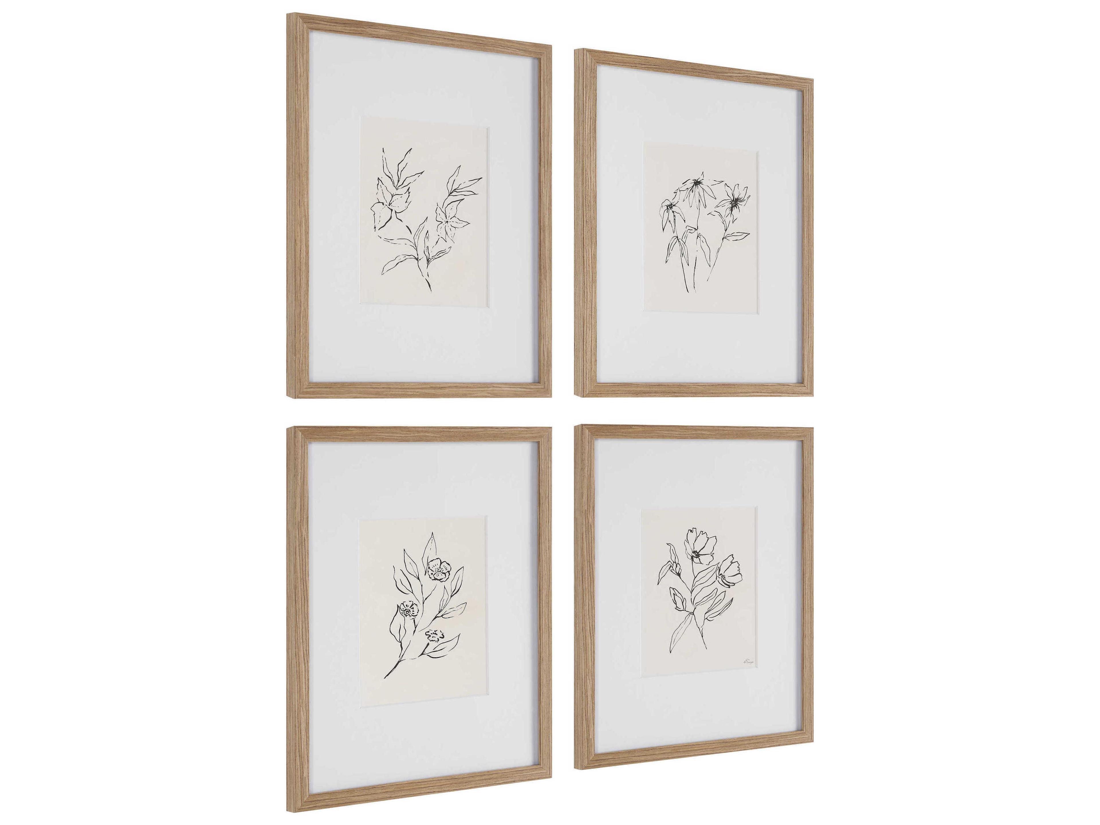 Renwil Palmela Wall Decor Set of 4