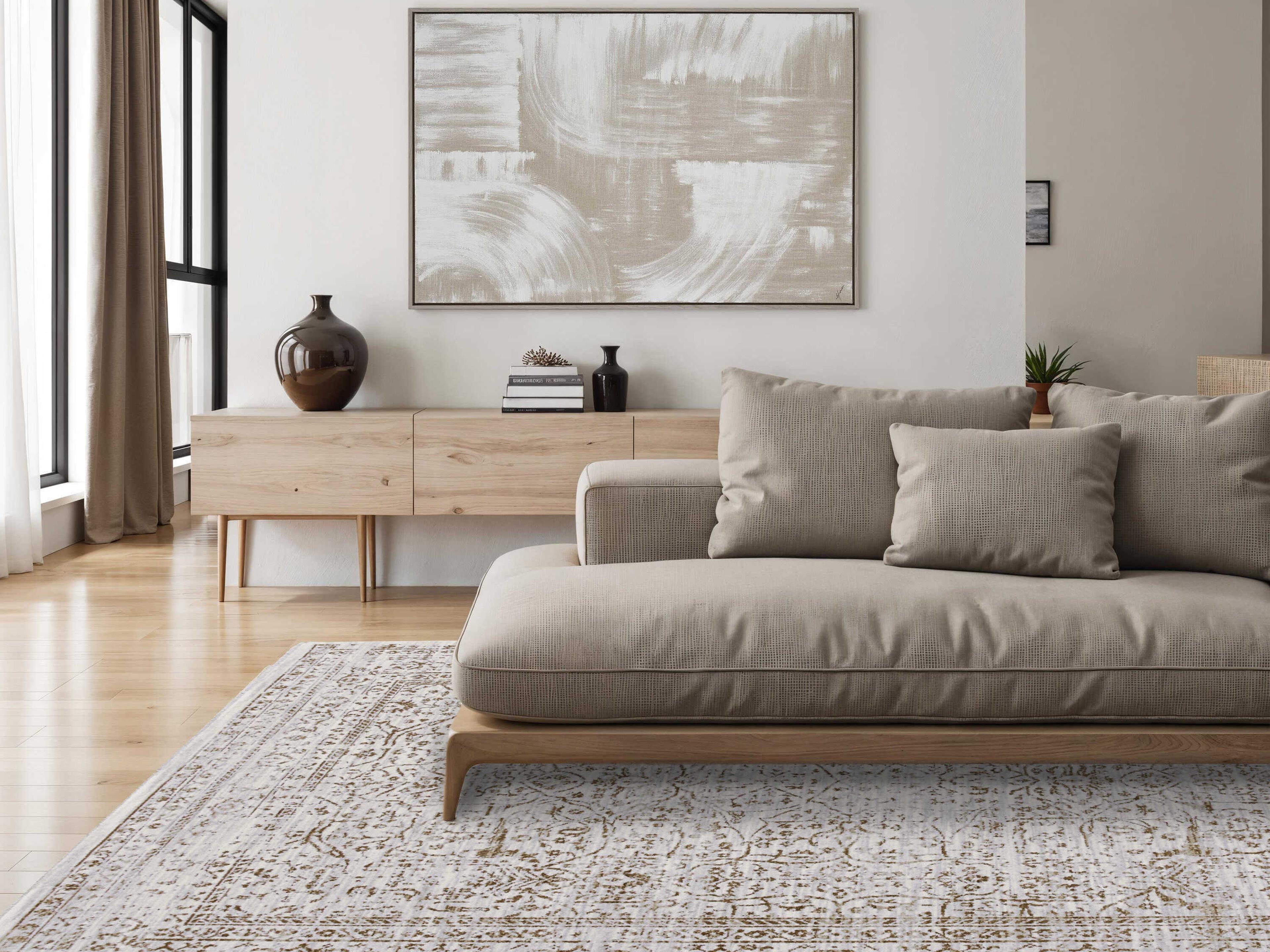 Renwil Blake Bordered Area Rug