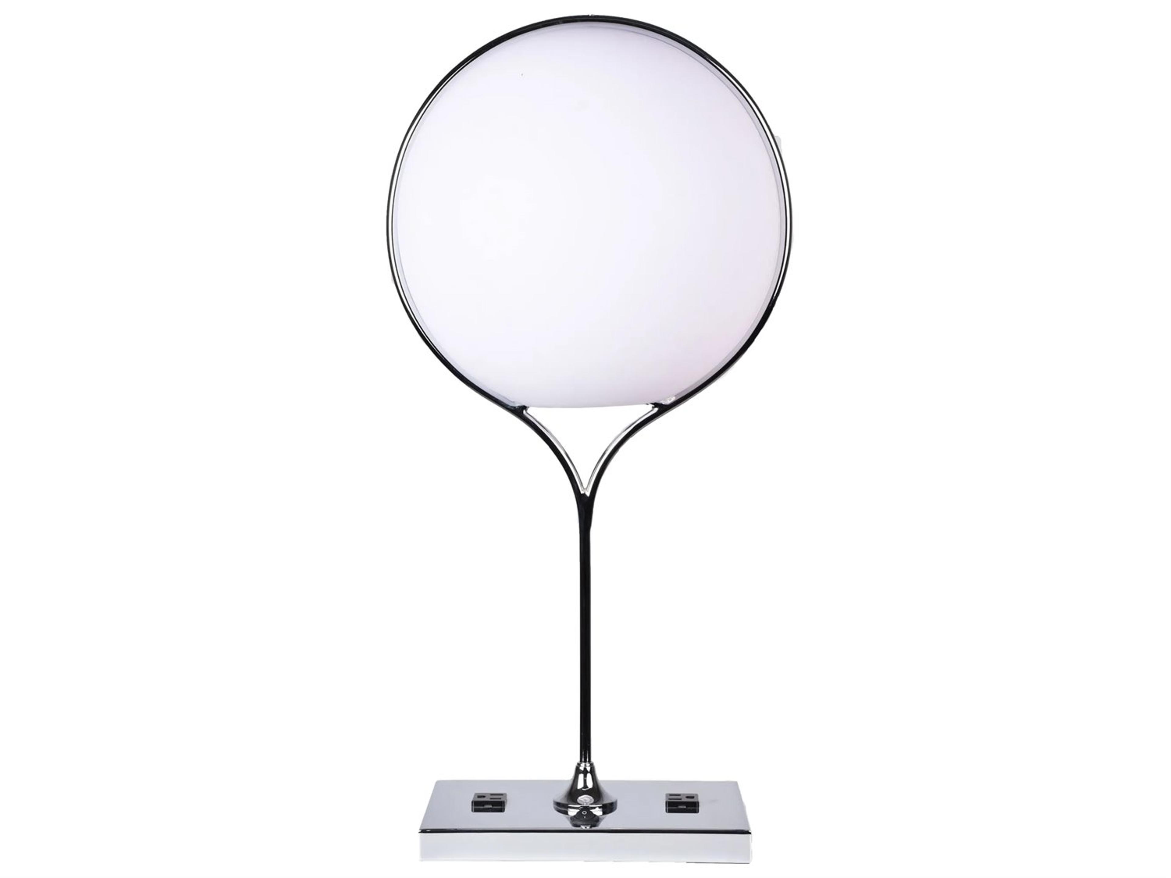 Renwil Globo Plated Polished Chrome Buffet Lamp