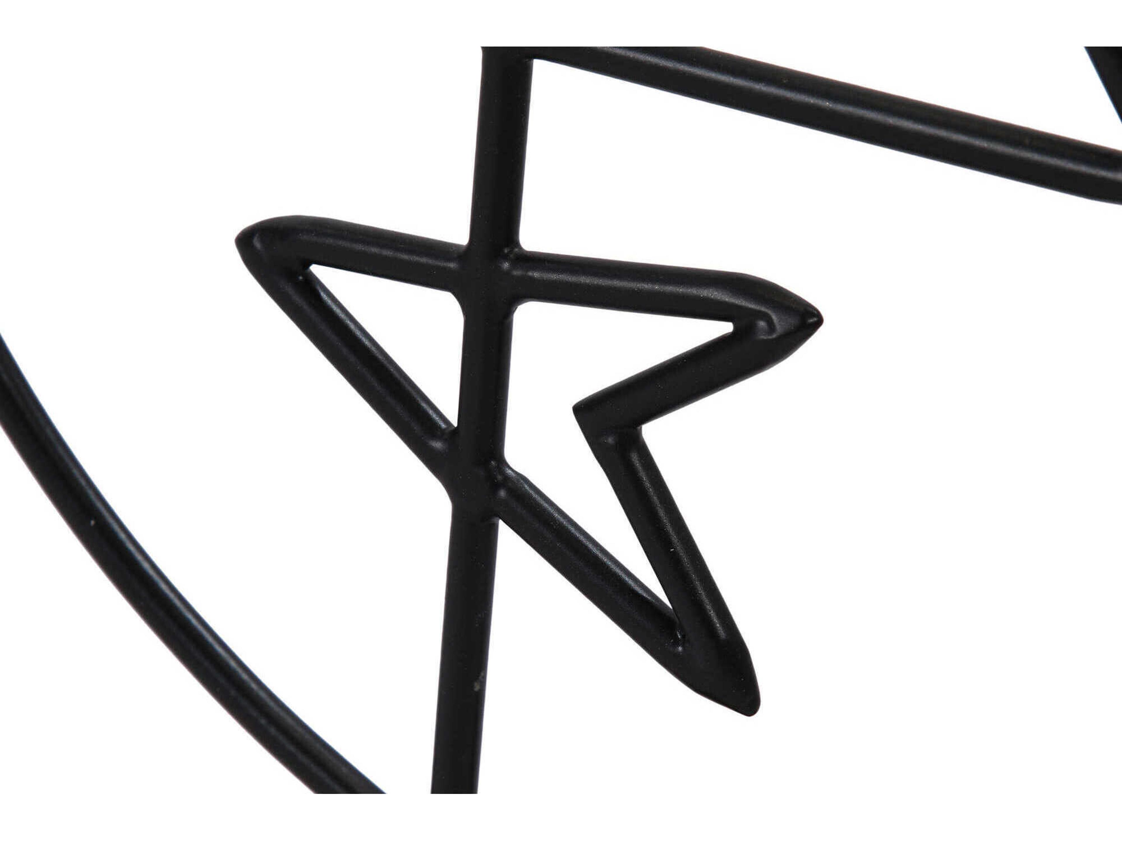 Renwil Posie Matte Black Statue