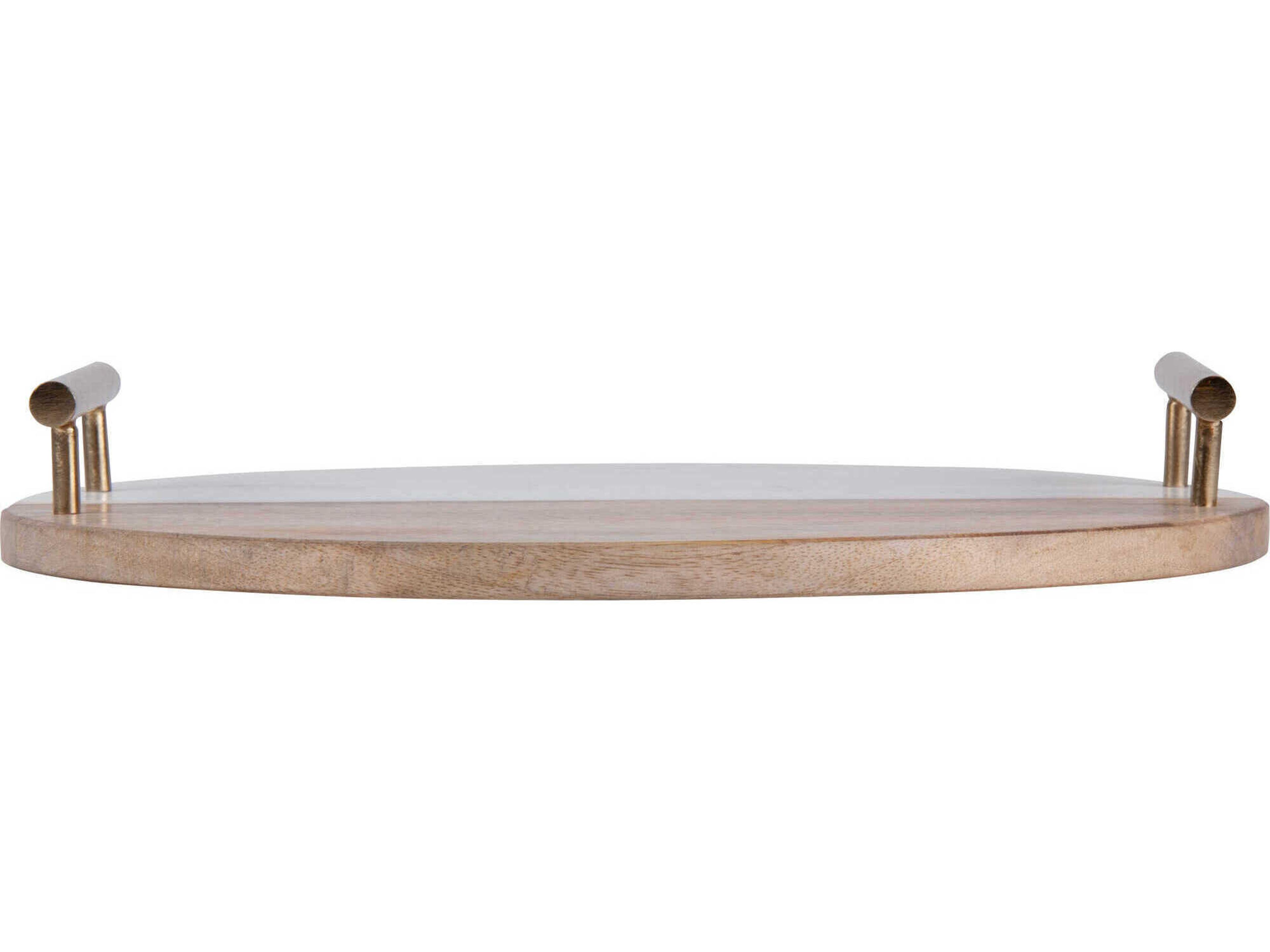 Renwil Dinova Antique Brass Serving Tray