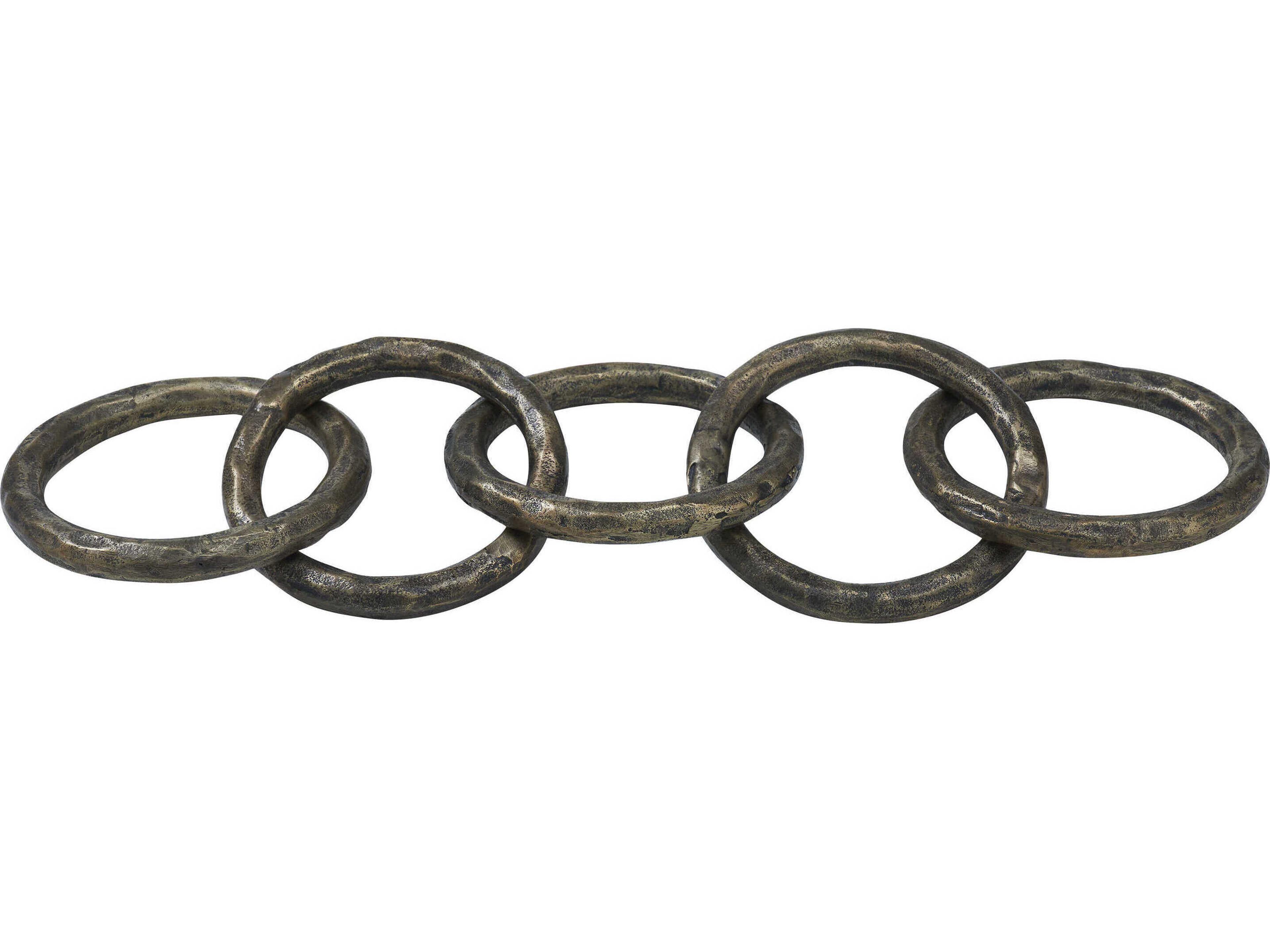 Quai Antique Brass Decorative Accent