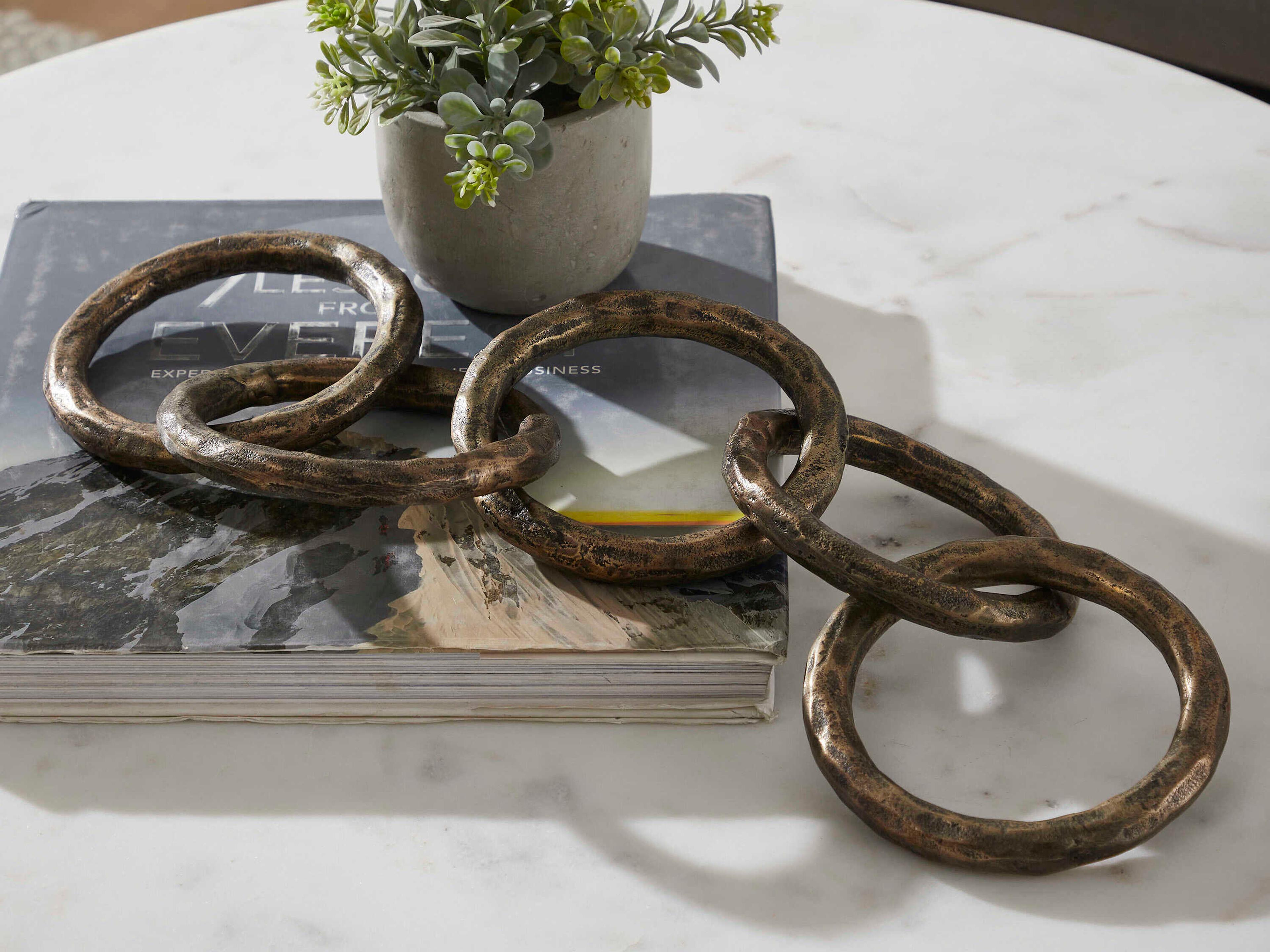 Renwil Quai Antique Brass Decorative Accent