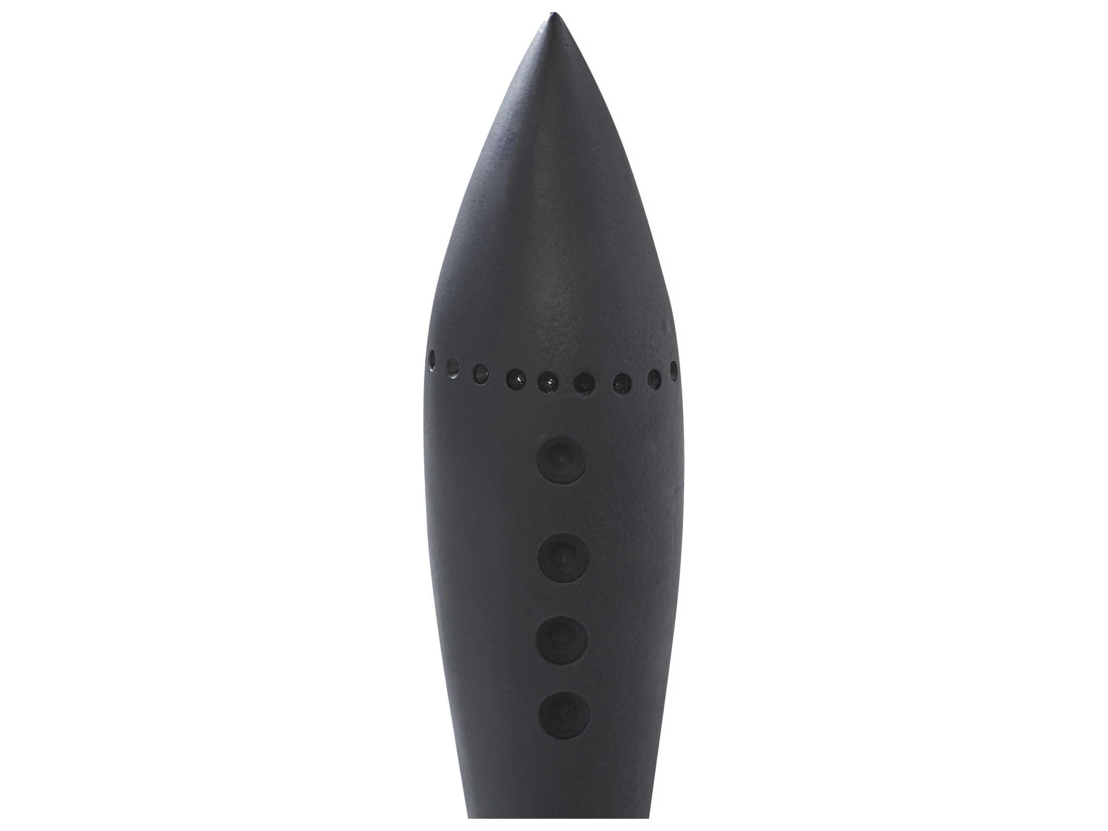 Renwil Rhodes Matte Black Statue