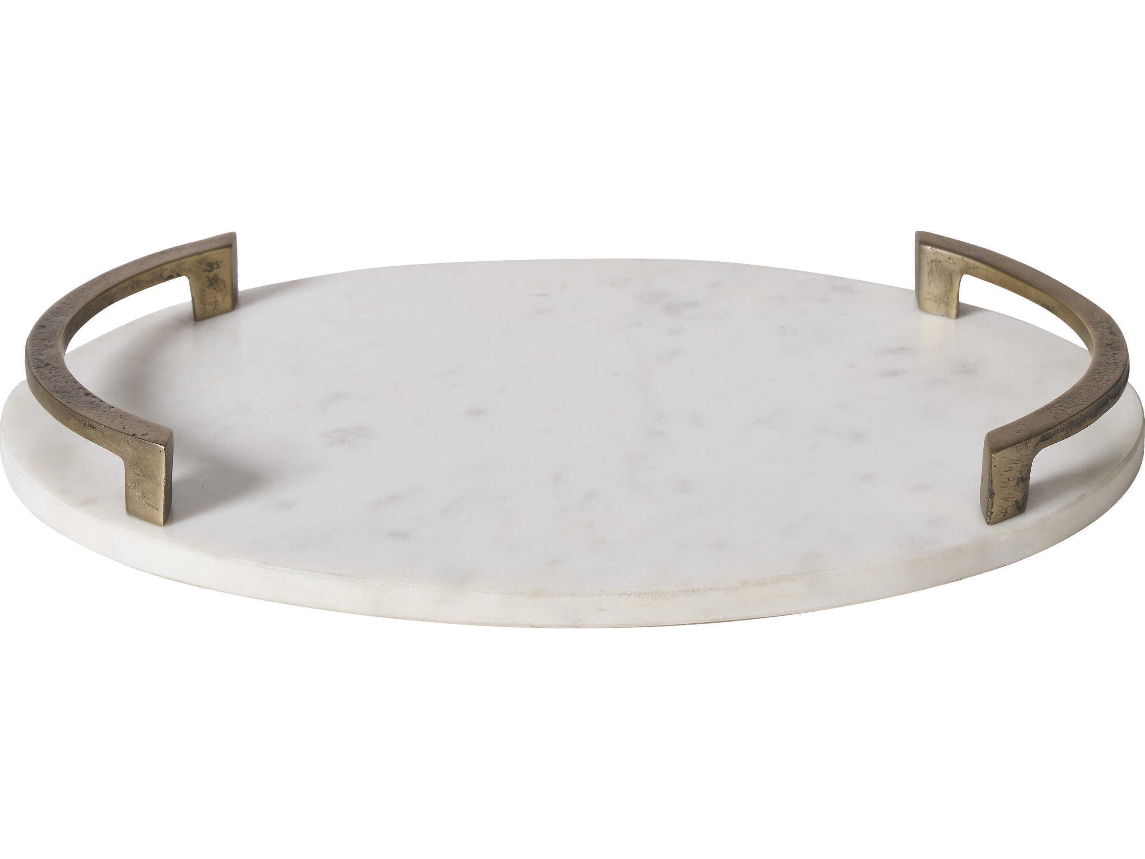Renwil Bianca White Serving Tray