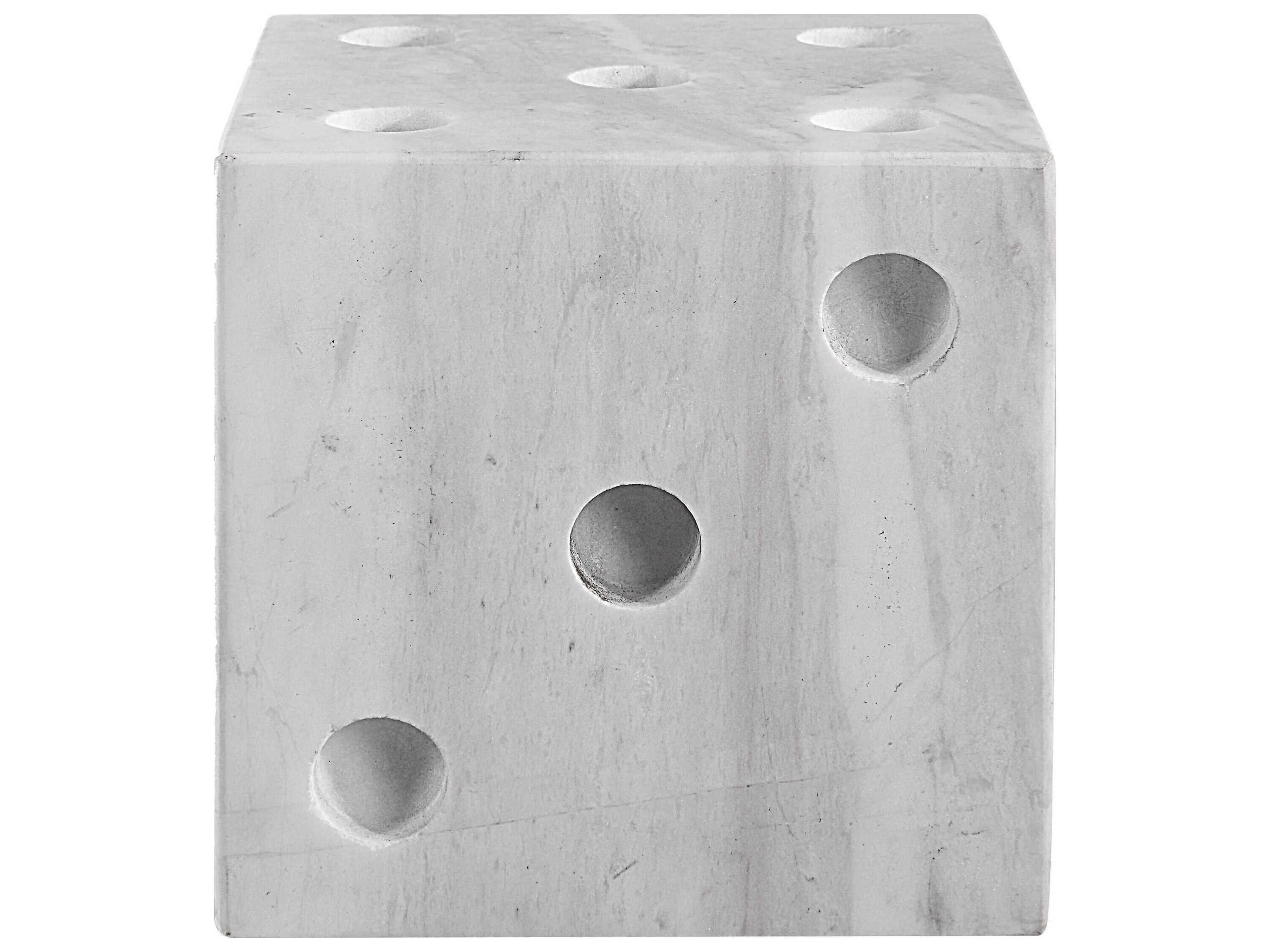 Renwil Dylon Honed White Decorative Accent