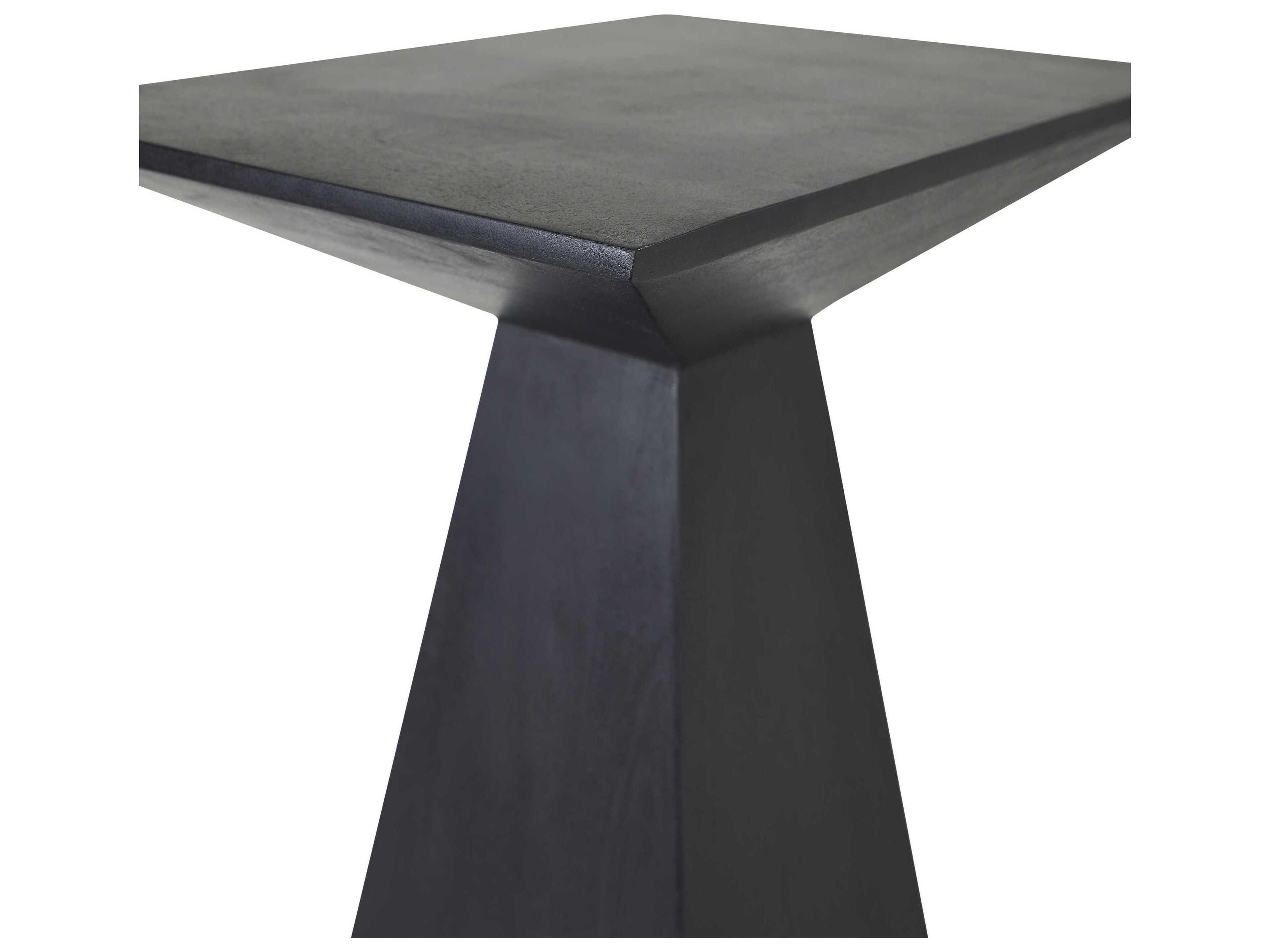 Renwil Moulin Rectangular Wood Black End Table