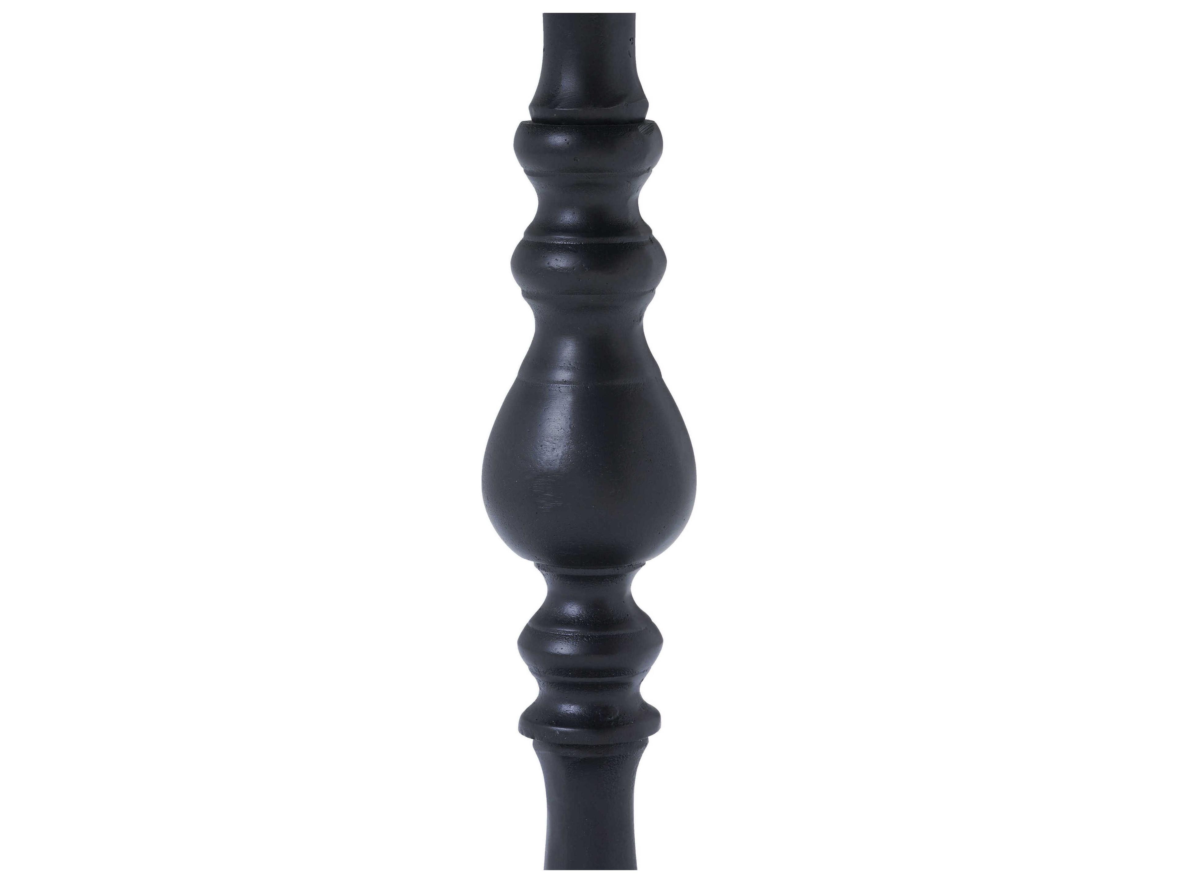 Renwil Yates Round Metal Matte Black End Table