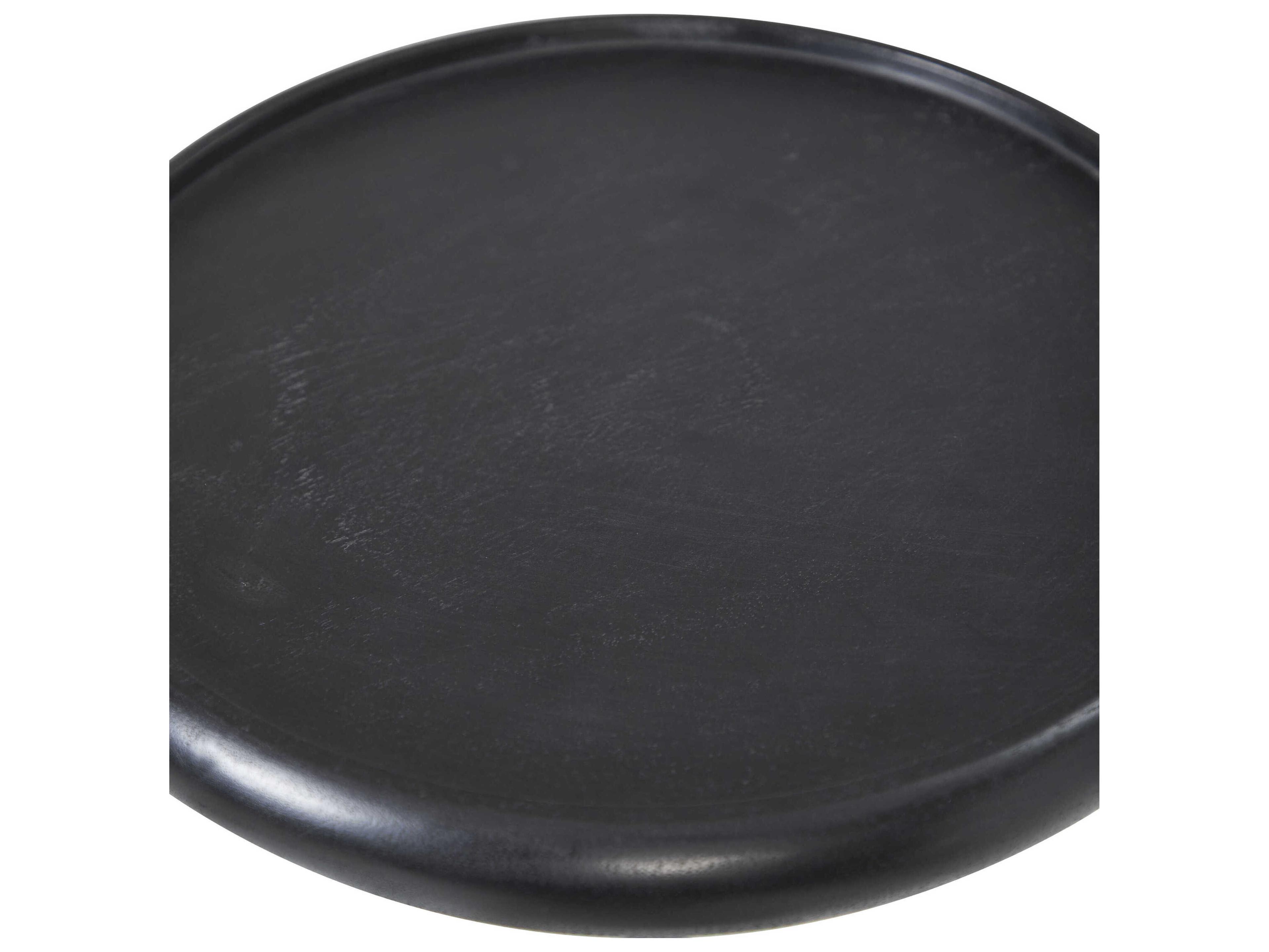 Renwil Hull Round Wood White End Table