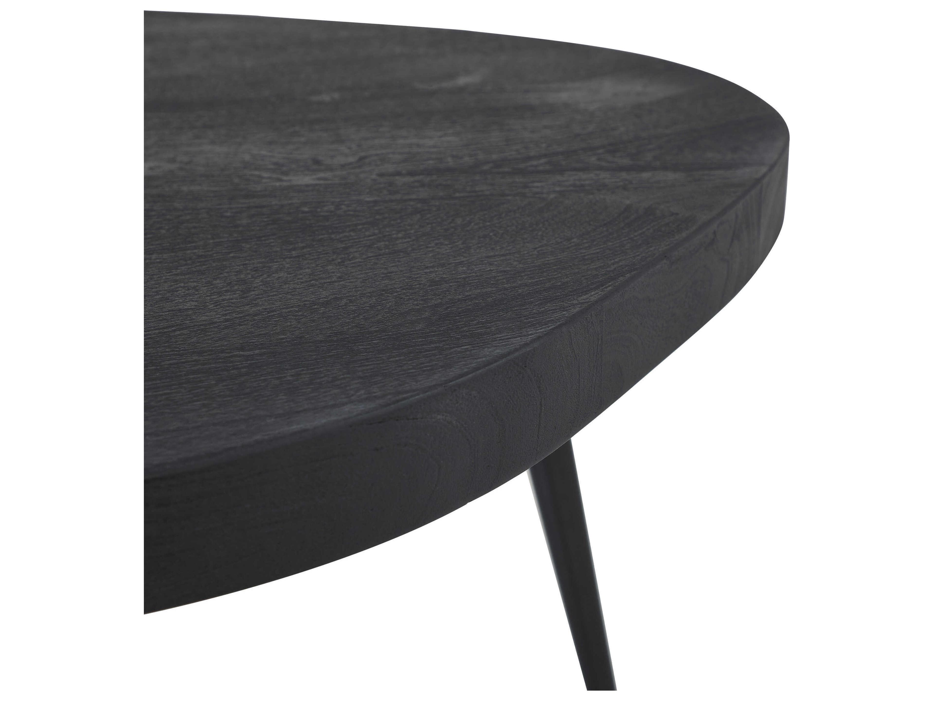 Renwil Parson Wood Matte Black Coffee Table