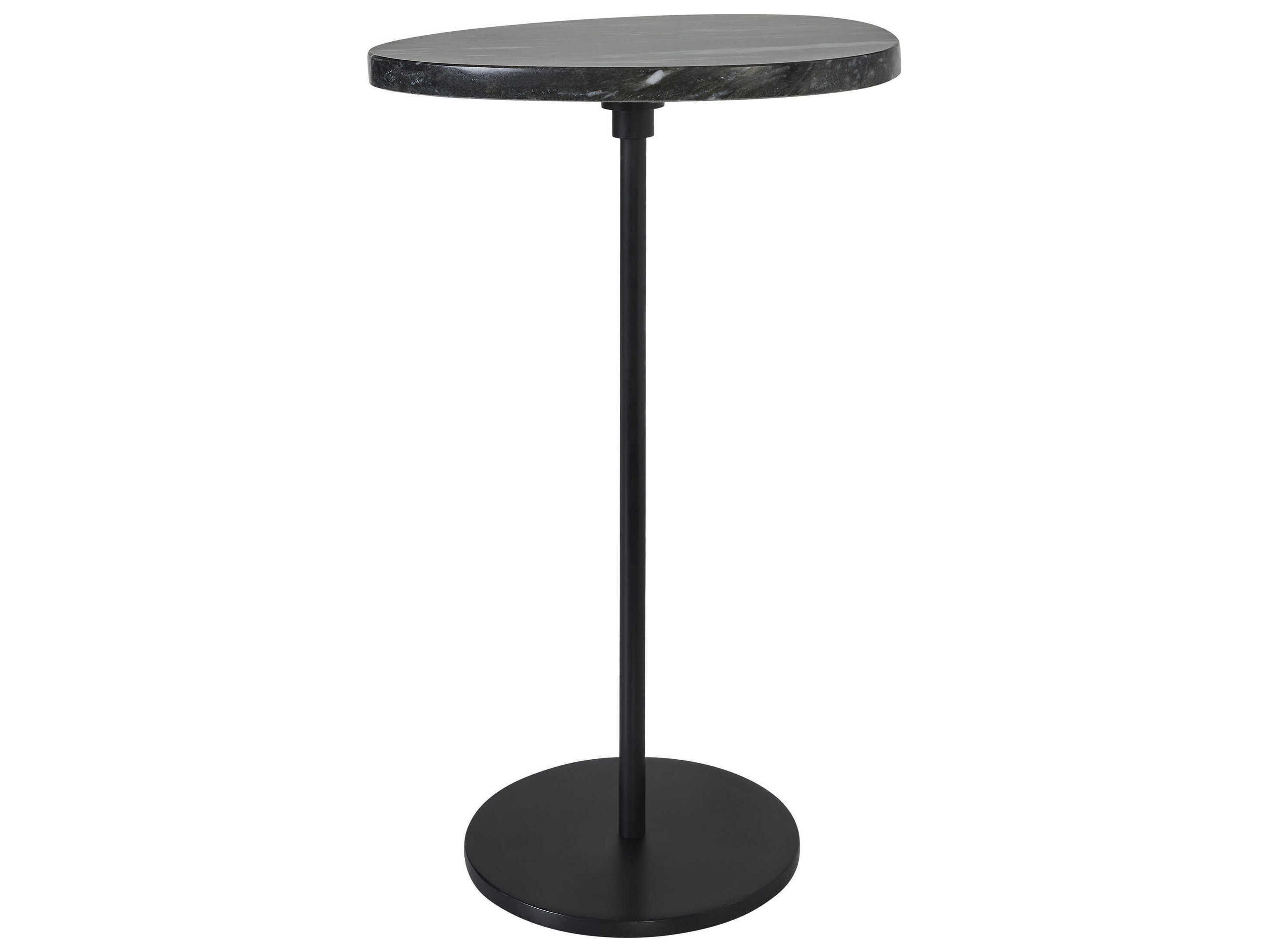 Adeline Marble Antique Green Black End Table