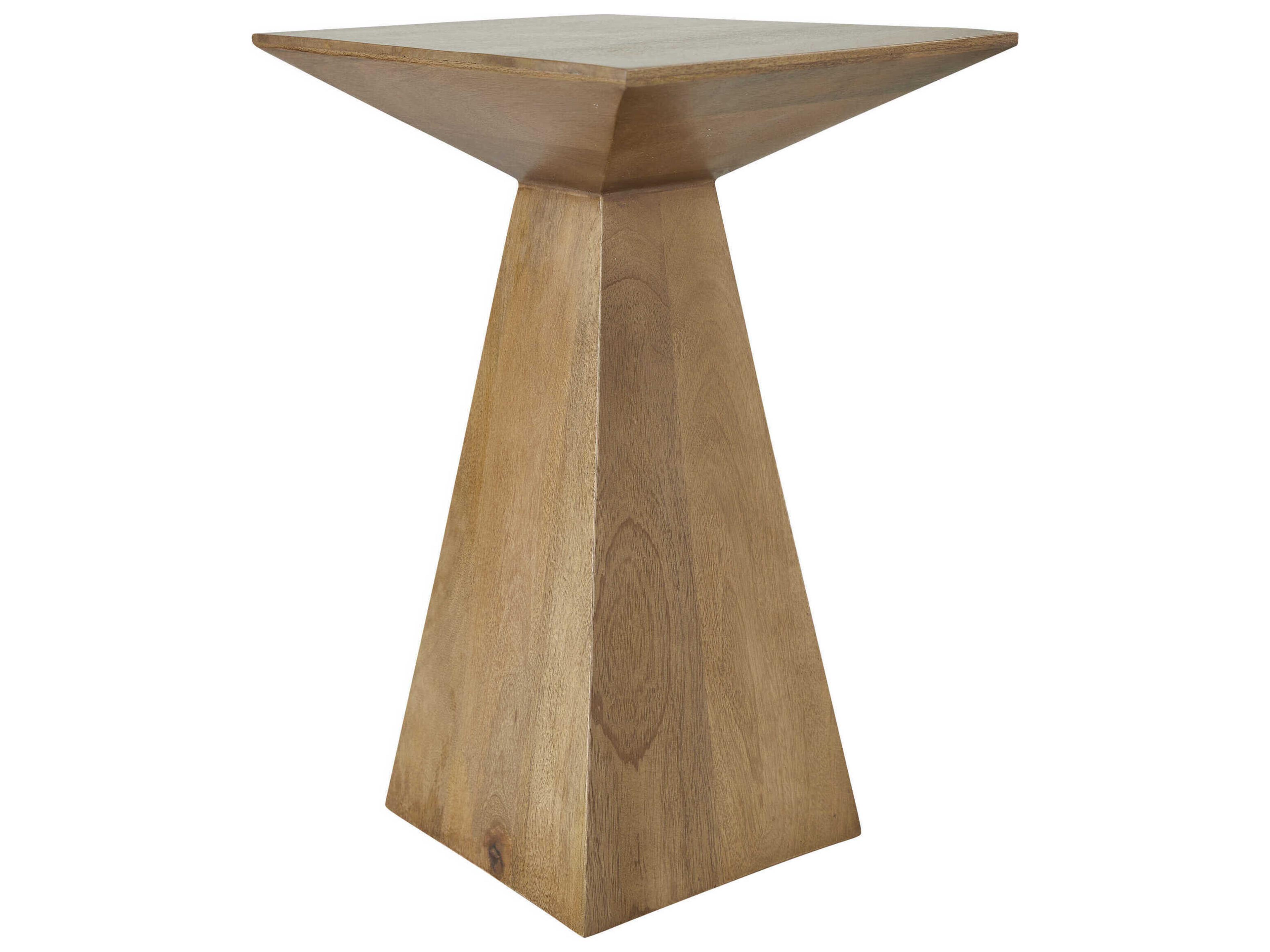 Garnett Rectangular Wood Light Brown End Table