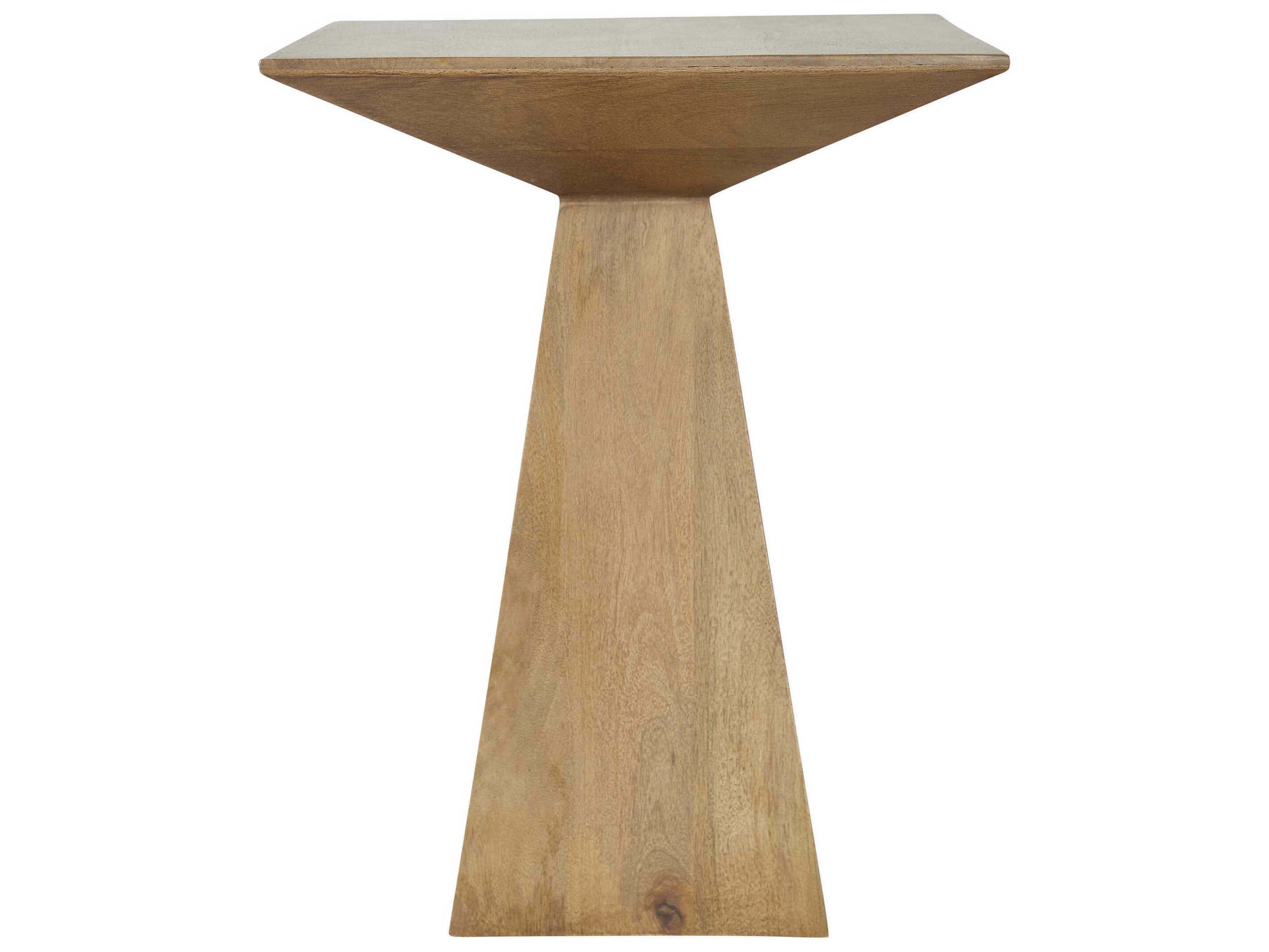 Renwil Garnett Rectangular Wood Light Brown End Table