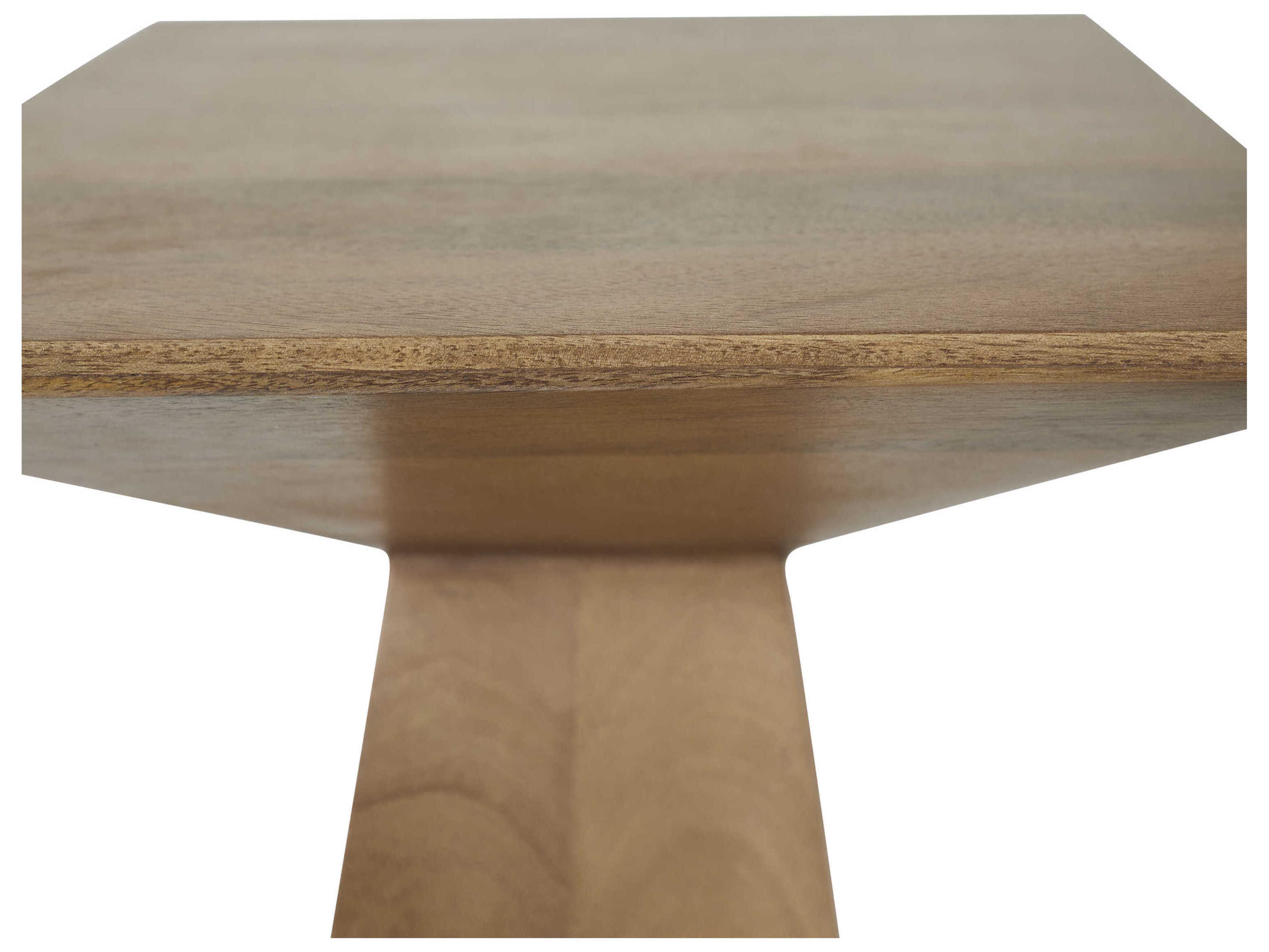 Renwil Garnett Rectangular Wood Light Brown End Table