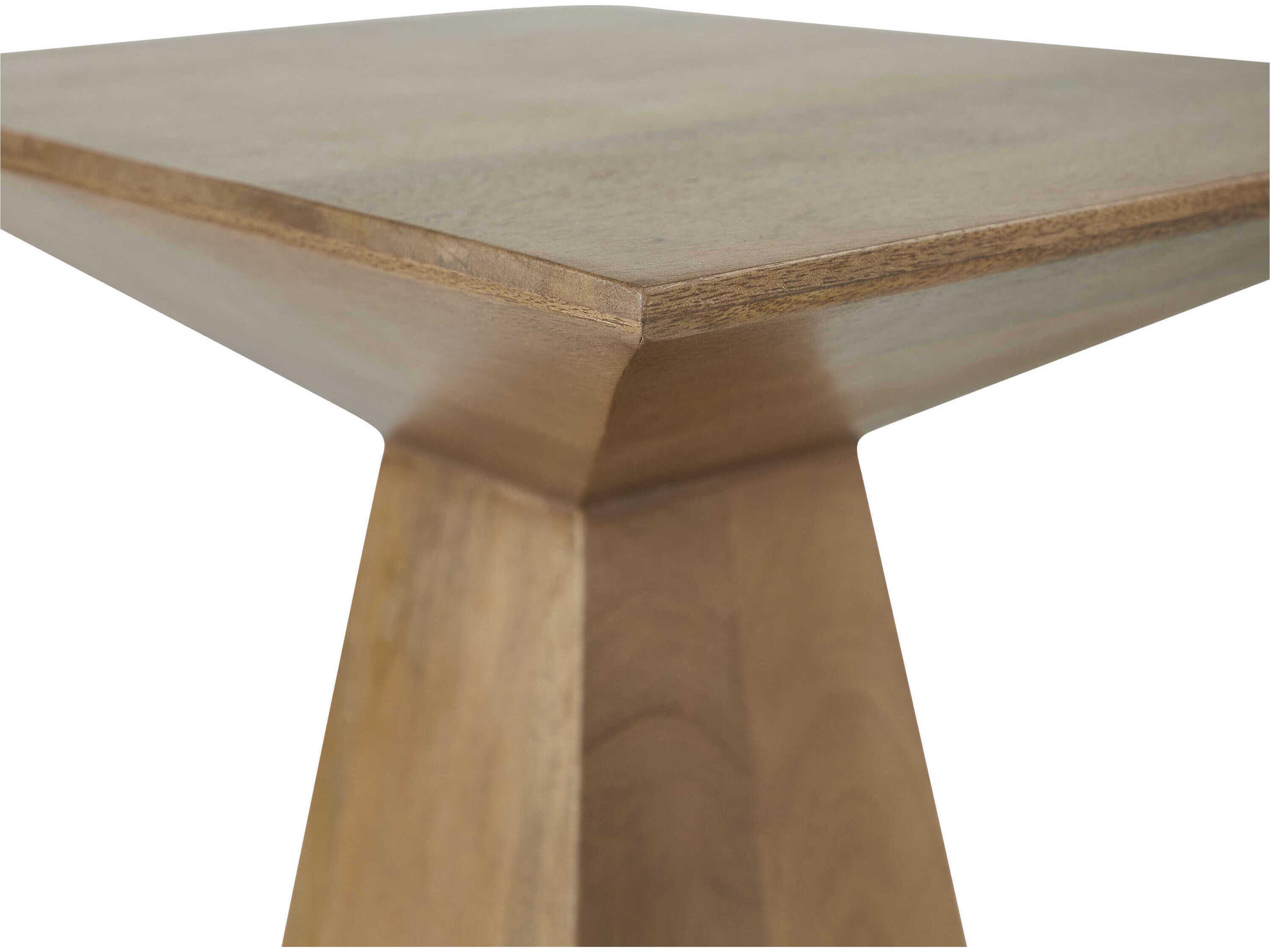 Renwil Garnett Rectangular Wood Light Brown End Table