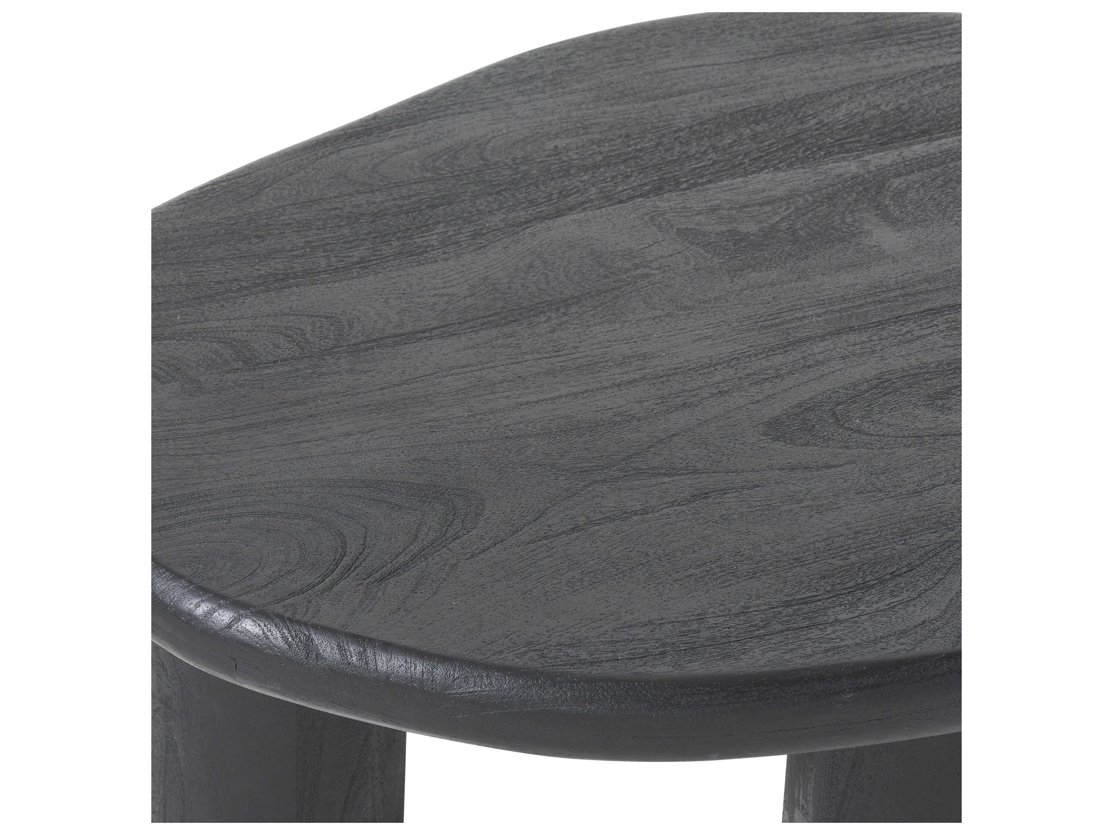Renwil Rowe Wood Matte Black Coffee Table