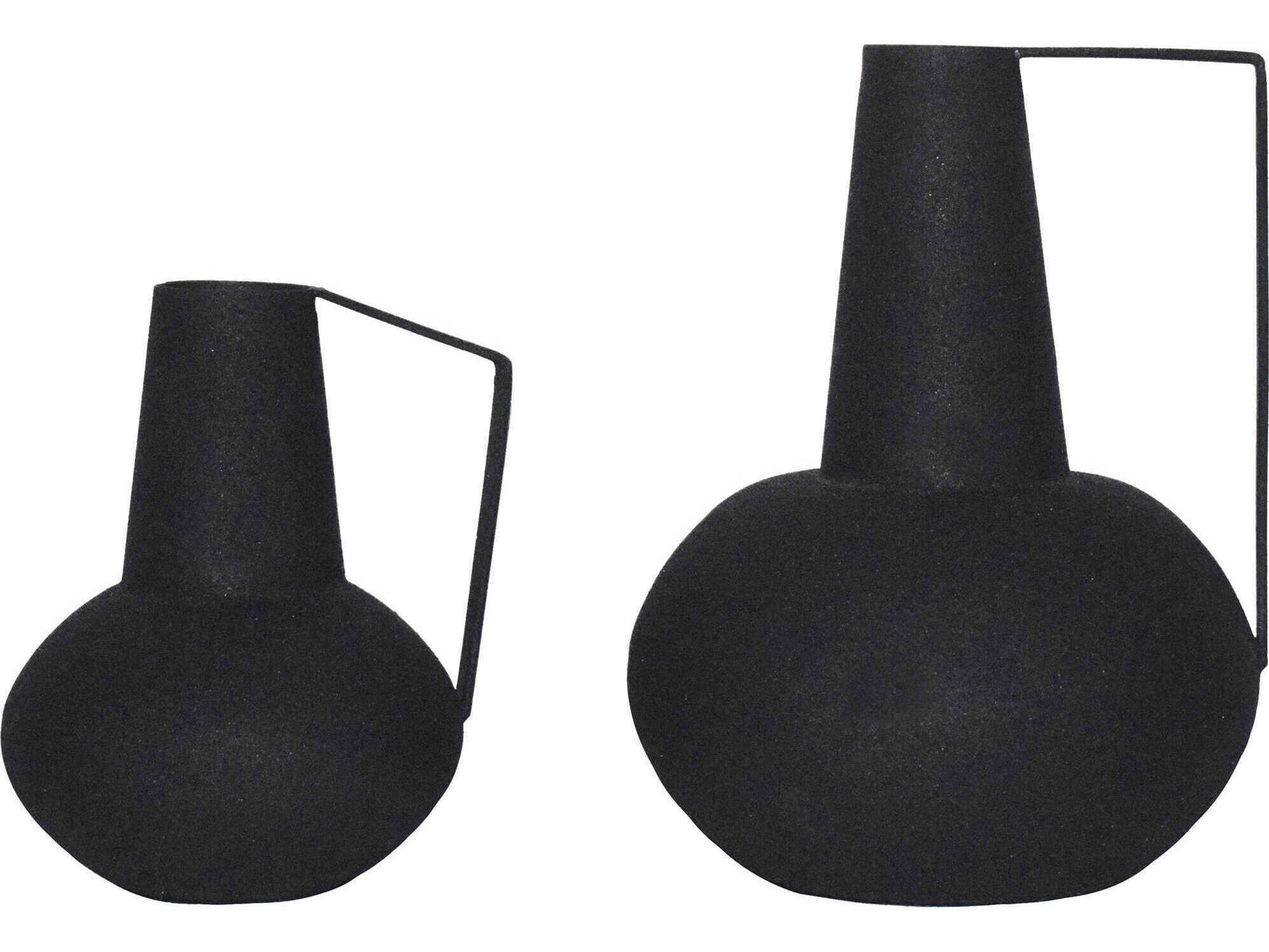 Renwil Monarda Matte Black Vase