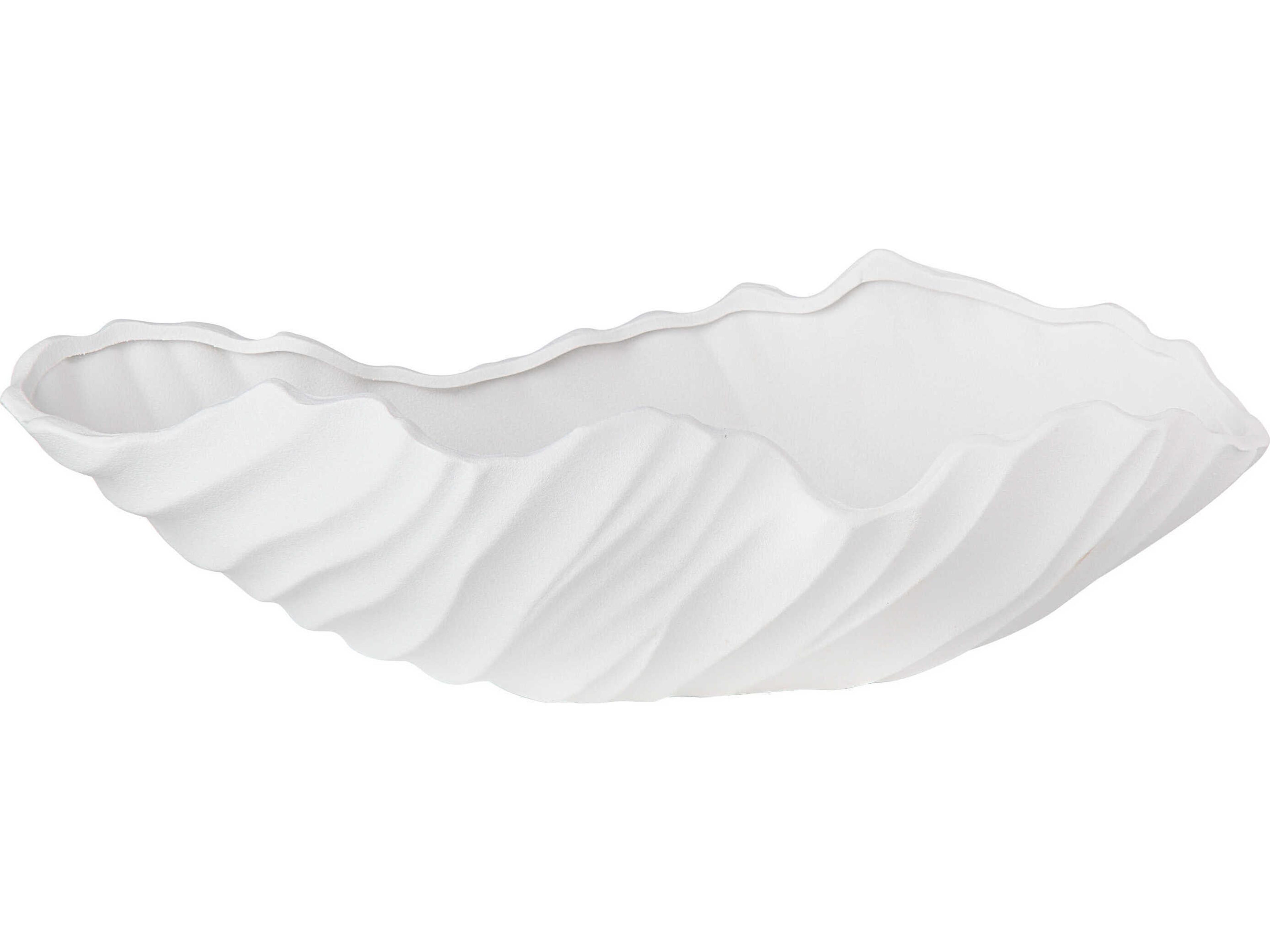 Darius Matte White Decorative Bowl