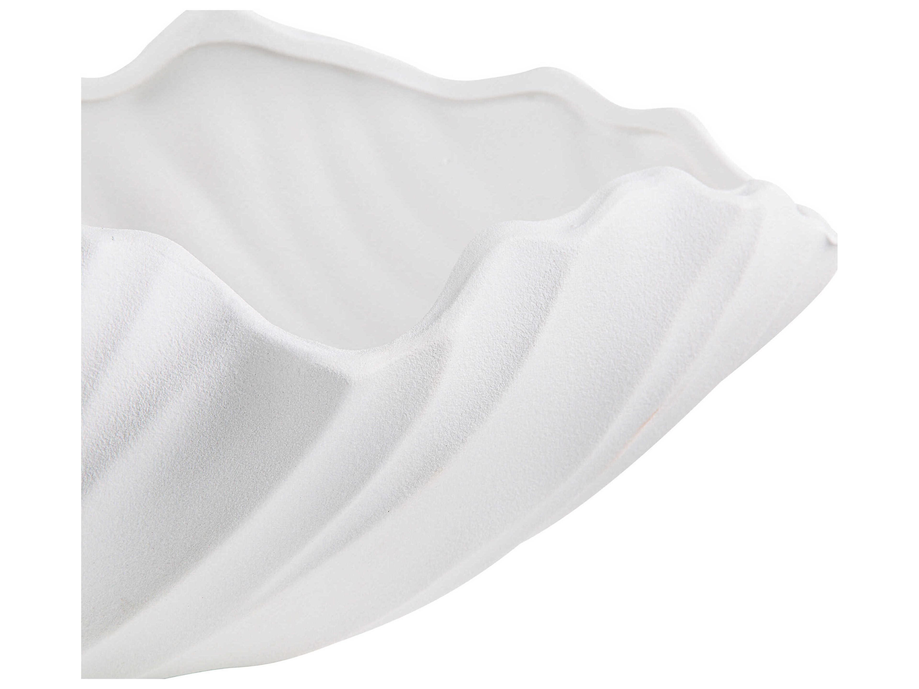 Renwil Darius Matte White Decorative Bowl