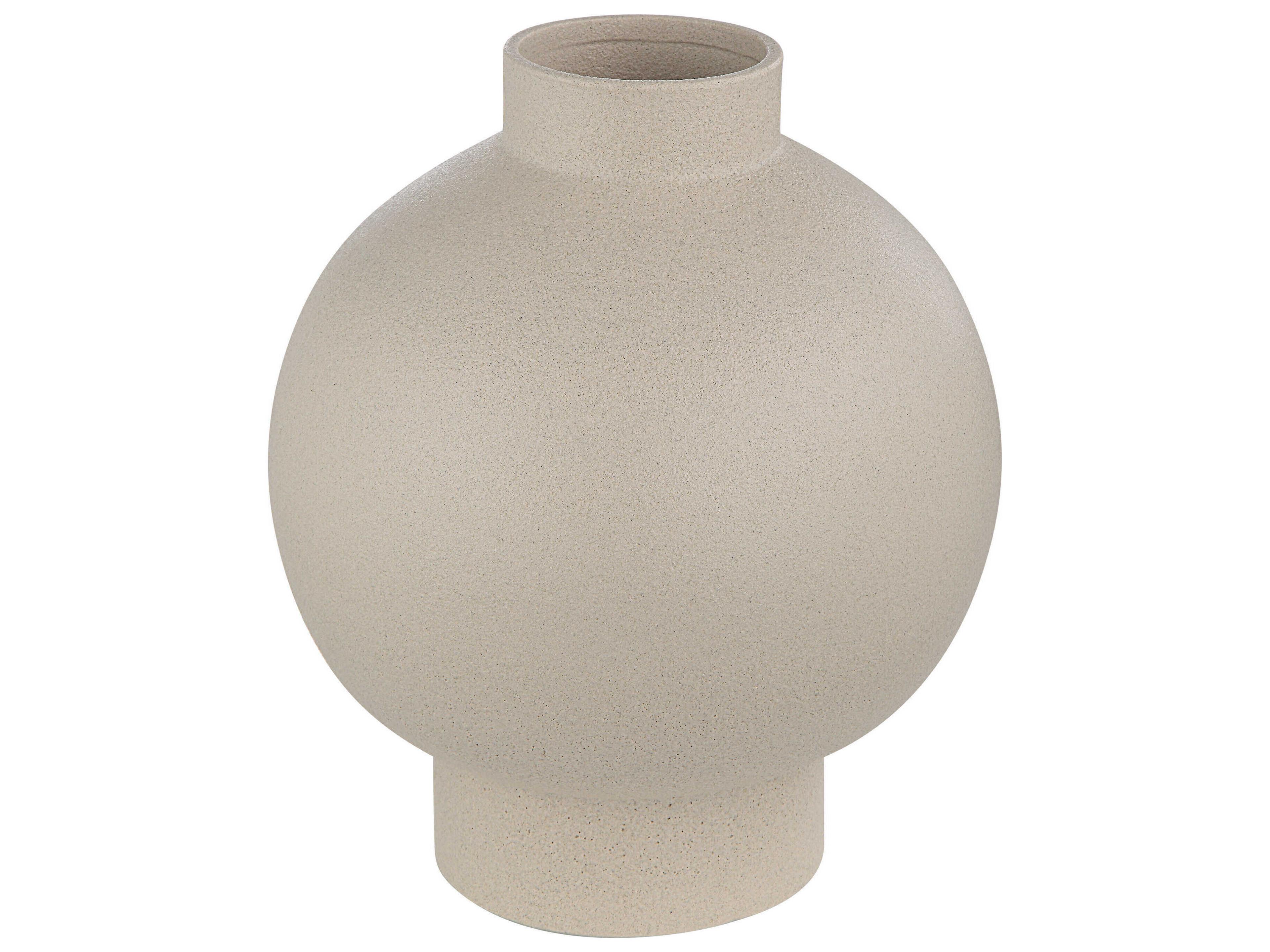 Renwil Lamoureux Textured Matte Ivory Vase