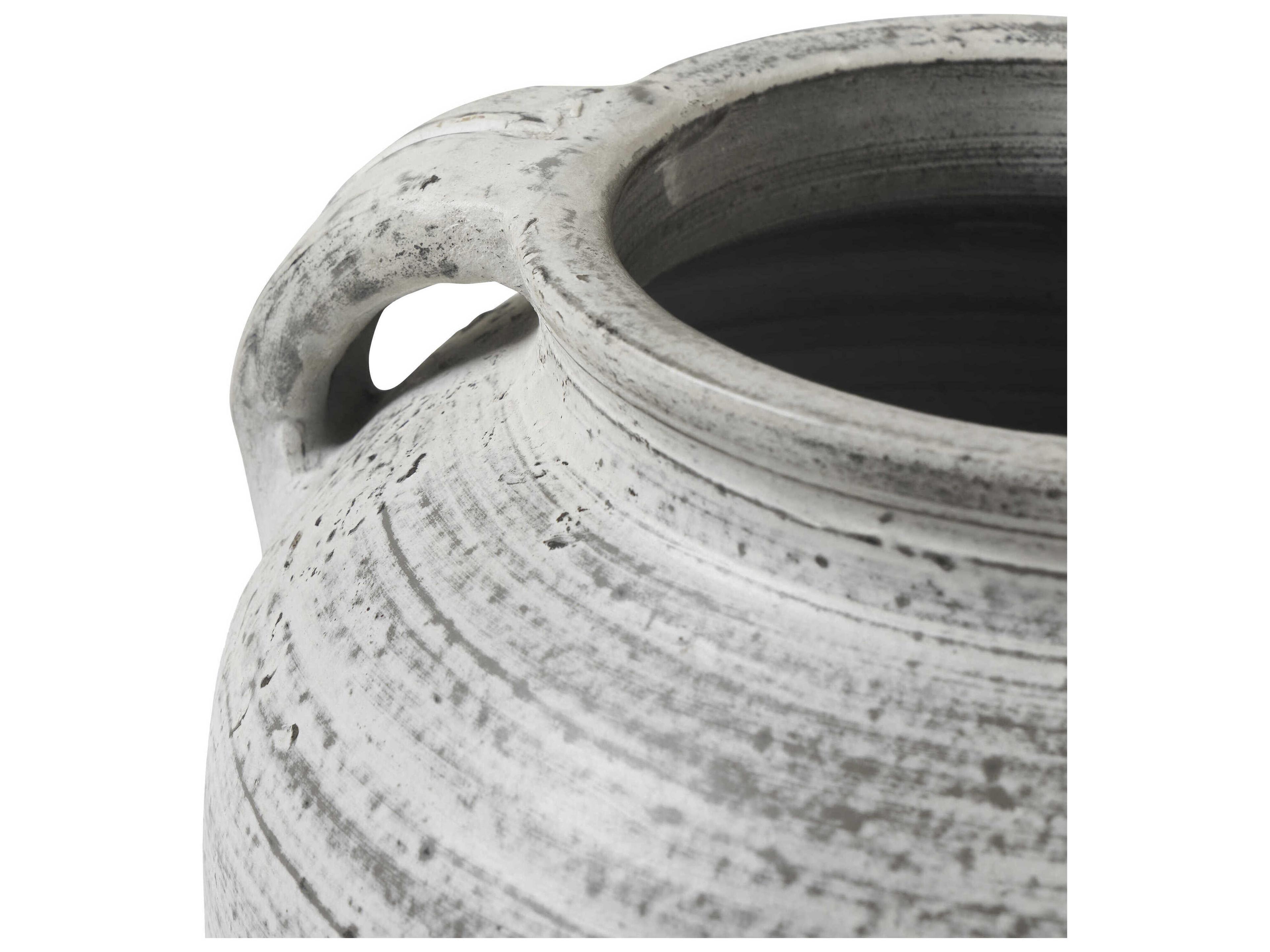 Renwil Blanco White Antique Vase